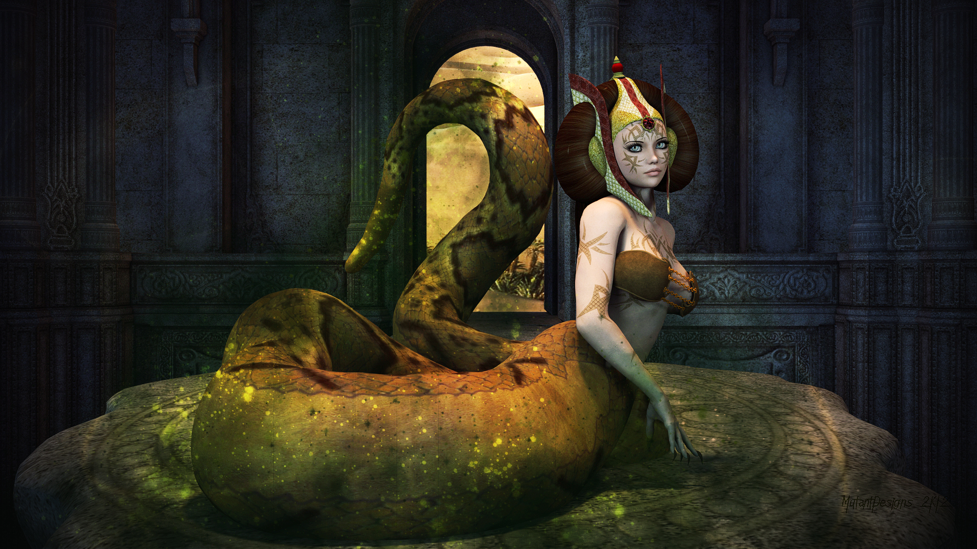 Download mobile wallpaper League Of Legends, Snake, Video Game, Cassiopeia (League Of Legends), Cassiopeia for free.