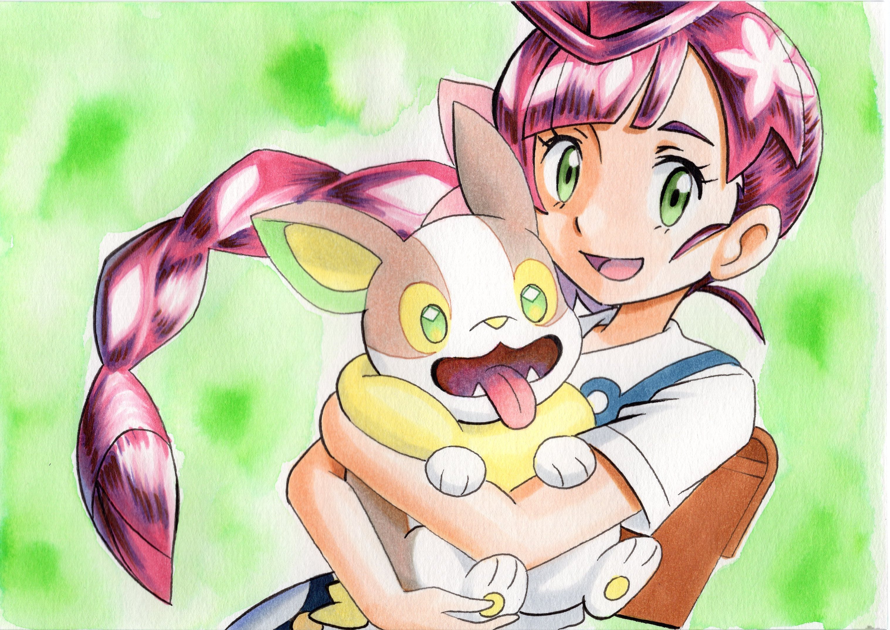 Handy-Wallpaper Pokémon, Animes, Yamper (Pokémon), Chloë (Pokémon) kostenlos herunterladen.