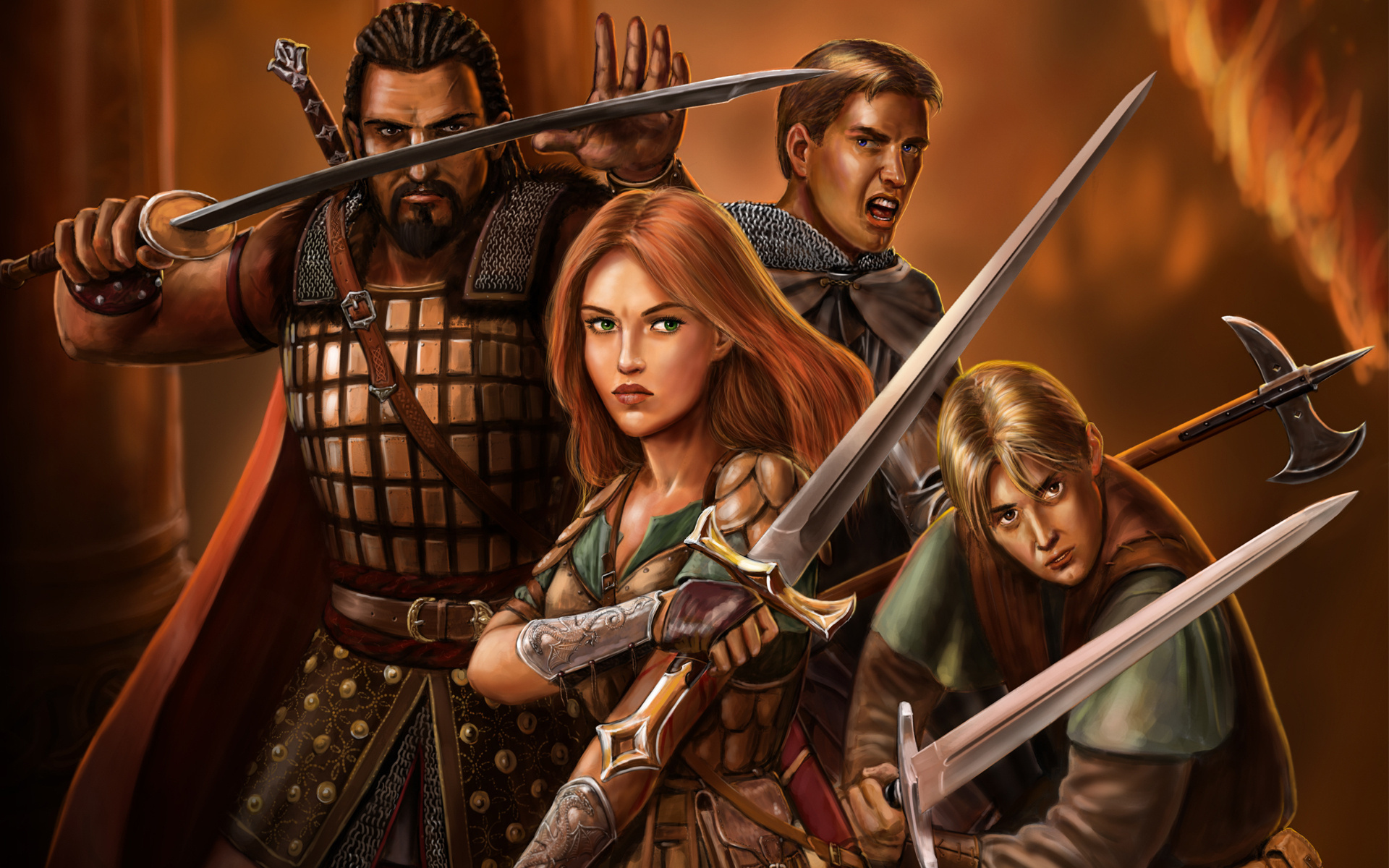 Download mobile wallpaper Fantasy, Weapon, Warrior, Sword, Adventure, Woman Warrior for free.