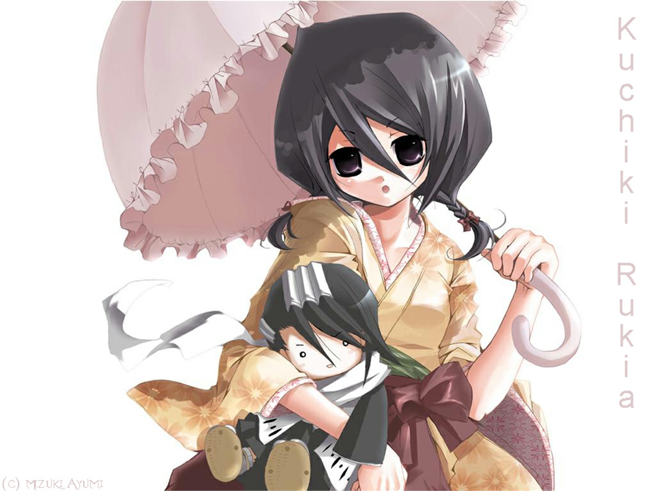 Free download wallpaper Anime, Bleach, Rukia Kuchiki, Byakuya Kuchiki on your PC desktop