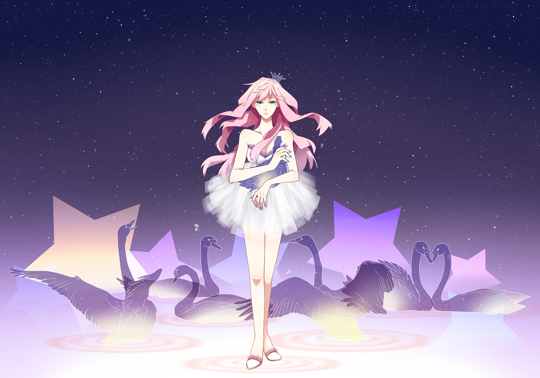 Download mobile wallpaper Luka Megurine, Vocaloid, Night, Anime for free.