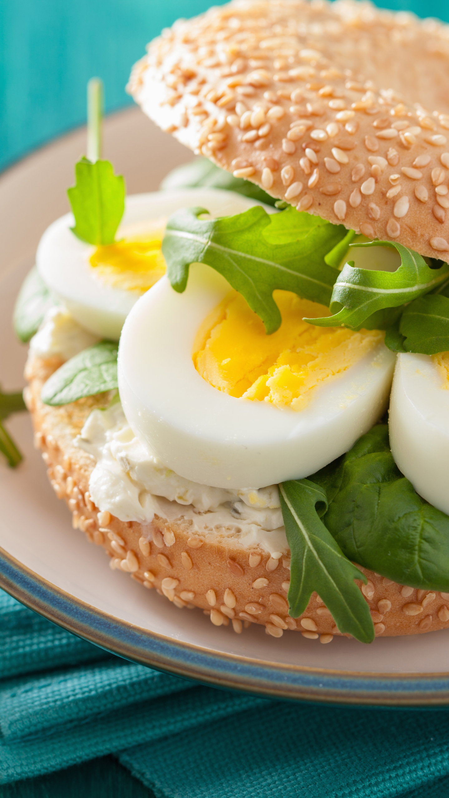 Download mobile wallpaper Food, Egg, Bread, Salad, Sandwich for free.