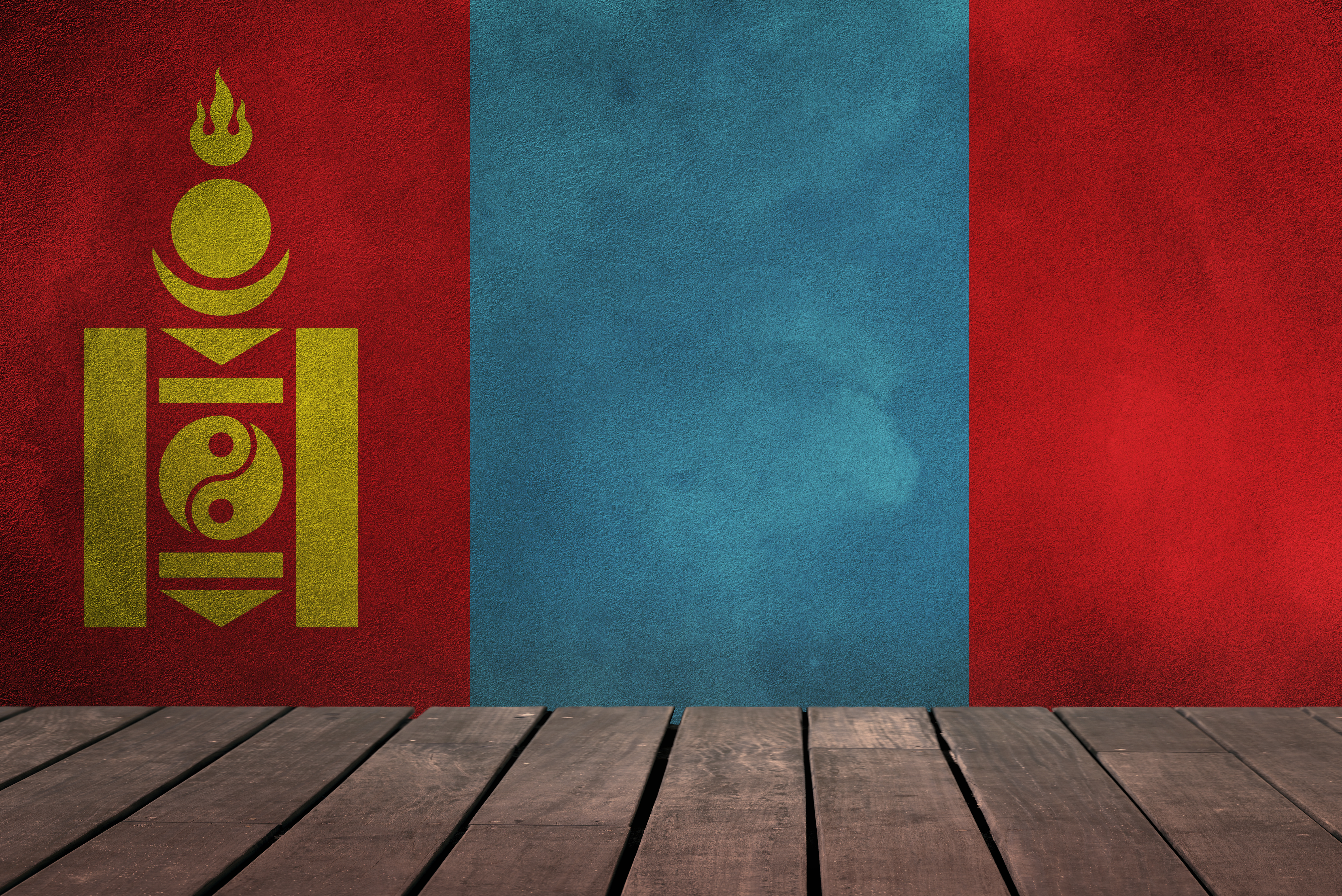 Завантажити шпалери Прапор Монголії на телефон безкоштовно