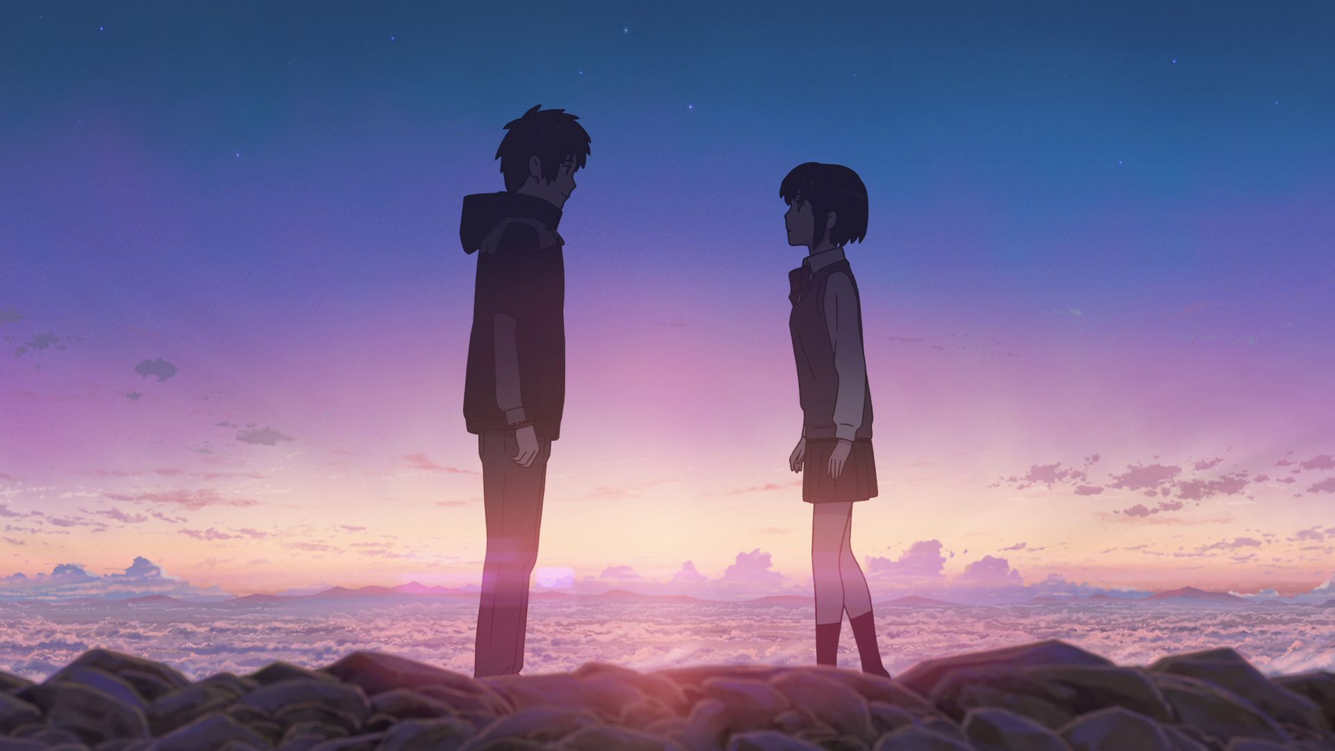 Baixar papel de parede para celular de Anime, Your Name, Kimi No Na Wa, Mitsuha Miyamizu, Taki Tachibana gratuito.