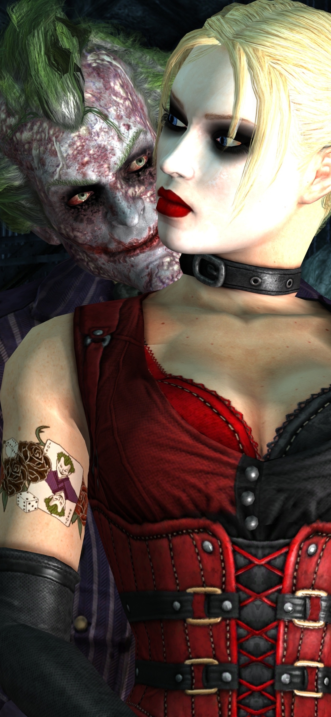 Download mobile wallpaper Batman, Joker, Video Game, Harley Quinn, Batman: Arkham City for free.