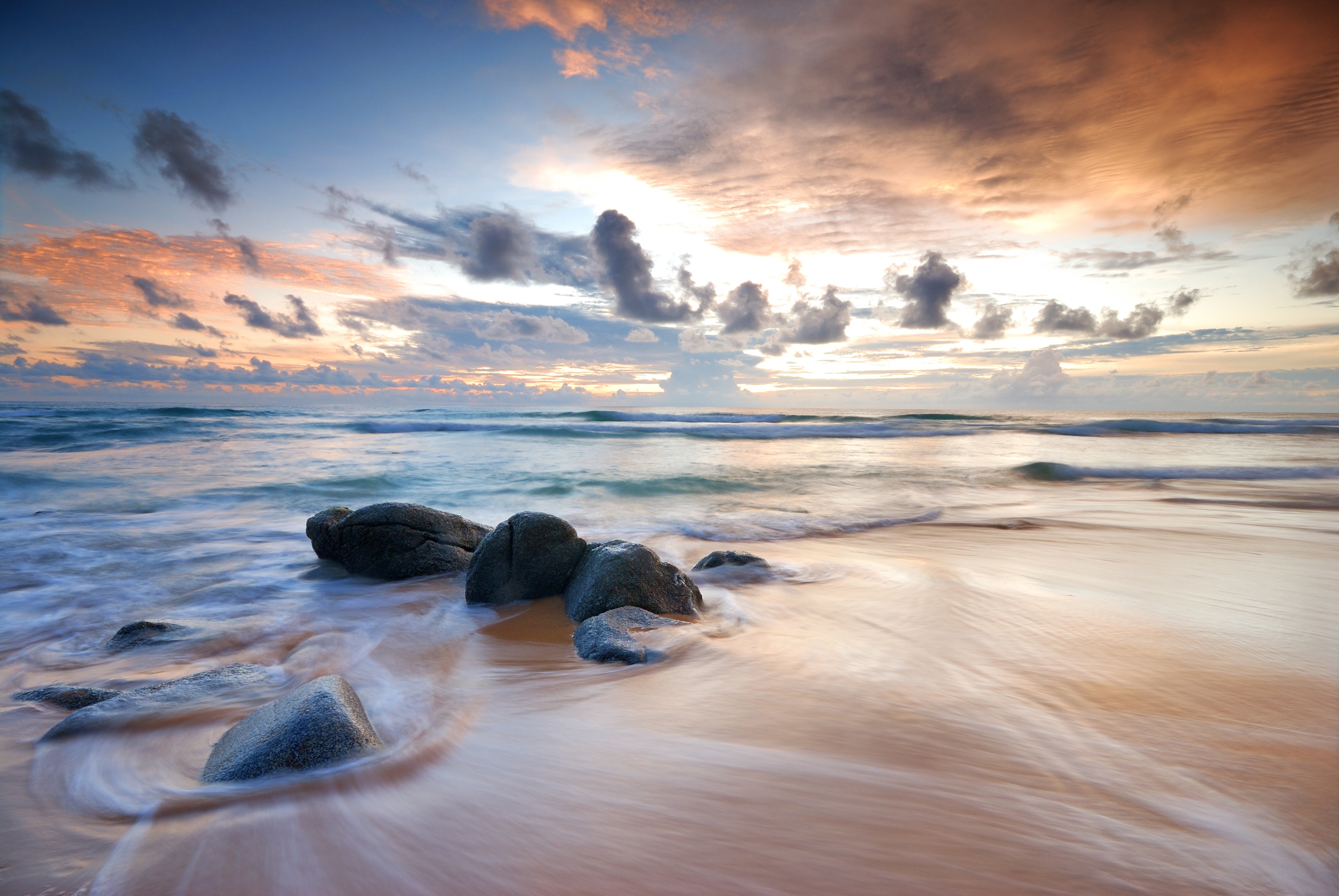 Handy-Wallpaper Natur, Horizont, Ozean, Wolke, Himmel, Erde/natur kostenlos herunterladen.