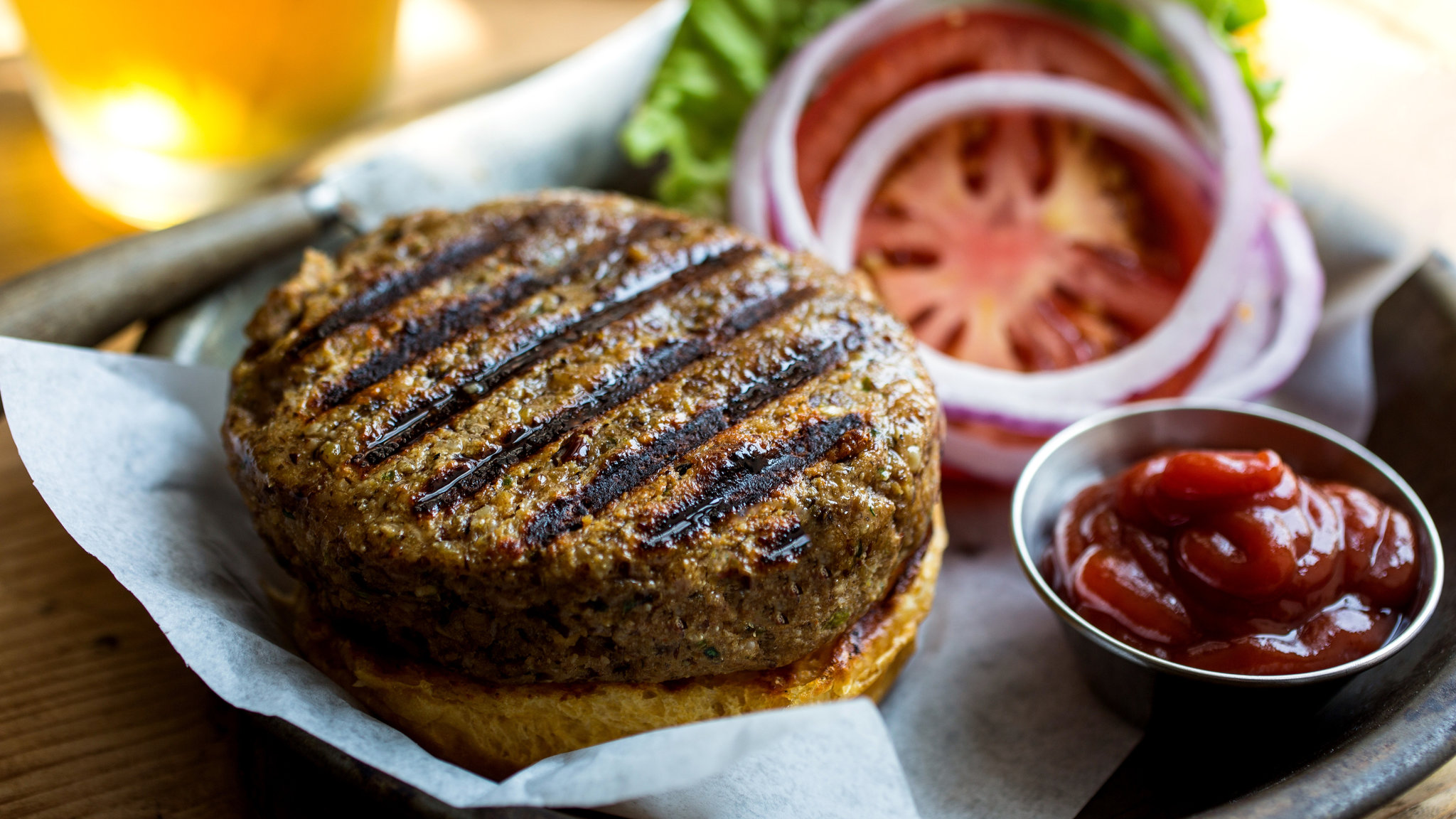 Baixar papéis de parede de desktop Hambúrguer Vegetariano HD