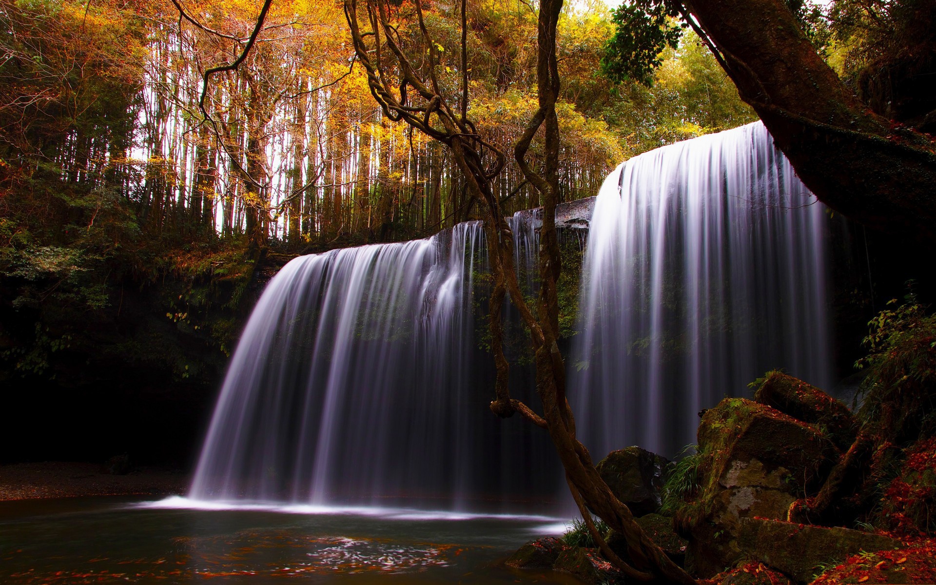 Download mobile wallpaper Waterfall, Earth for free.