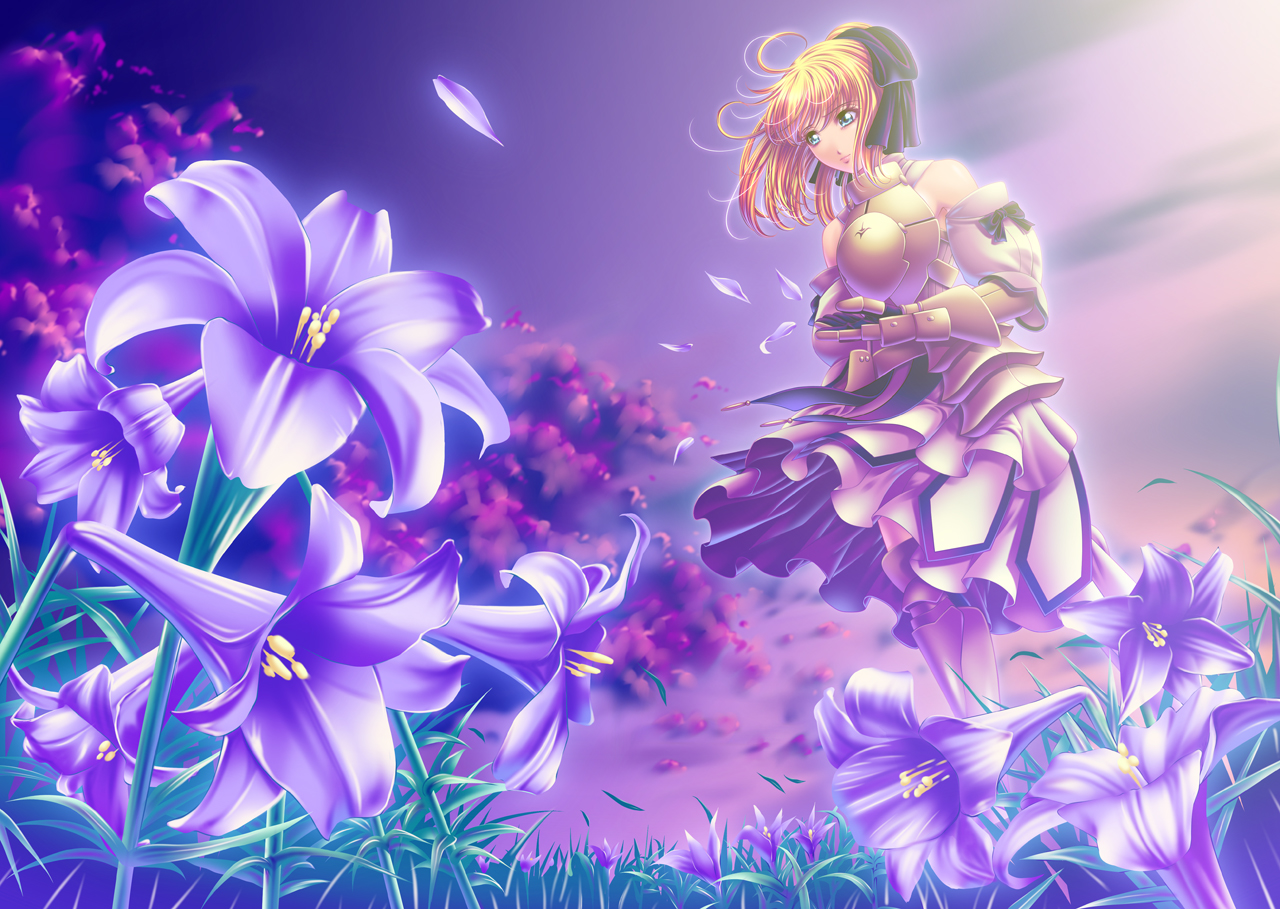 Free download wallpaper Anime, Fate/stay Night, Saber Lily on your PC desktop