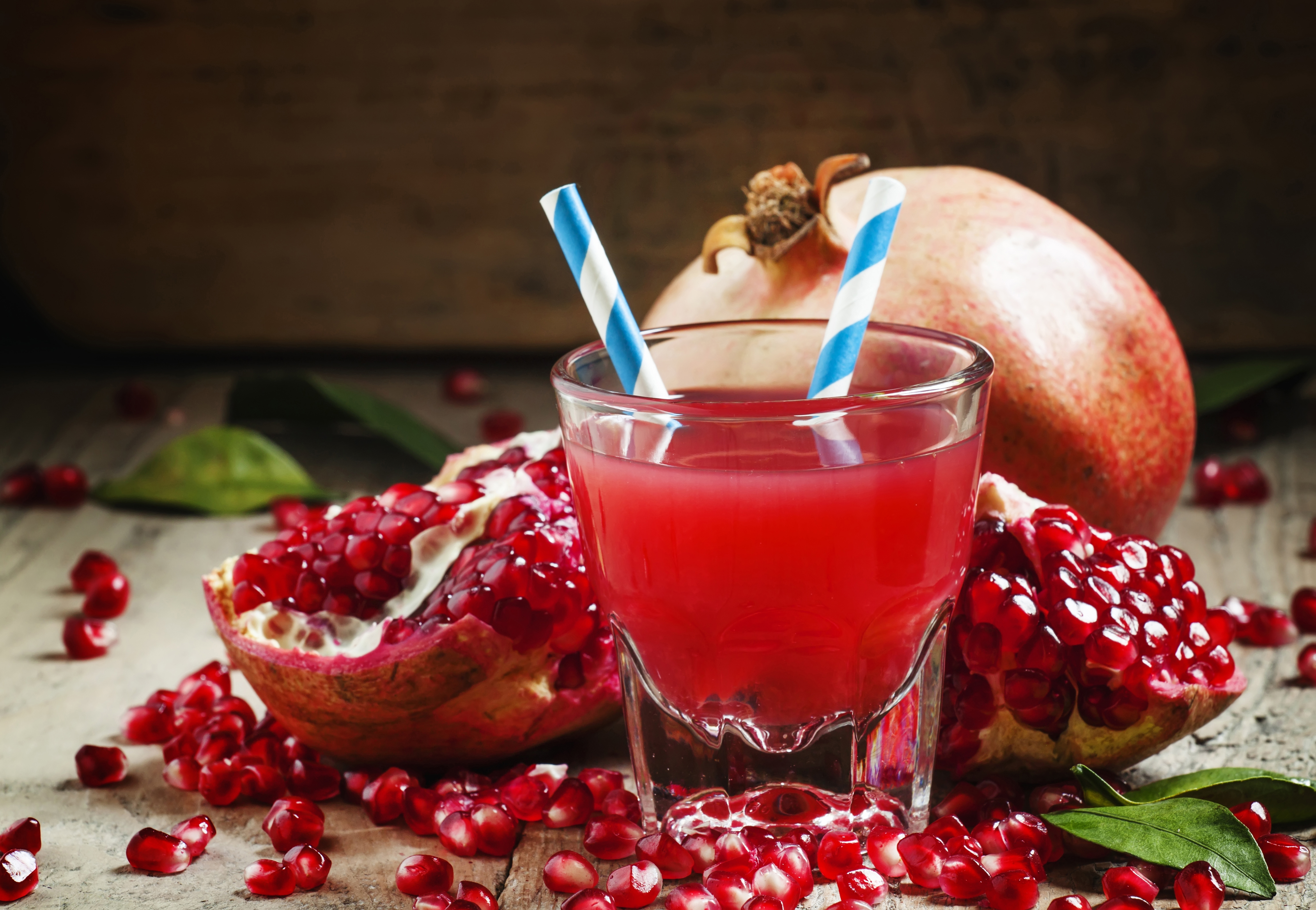 Download mobile wallpaper Food, Still Life, Glass, Fruit, Drink, Pomegranate for free.