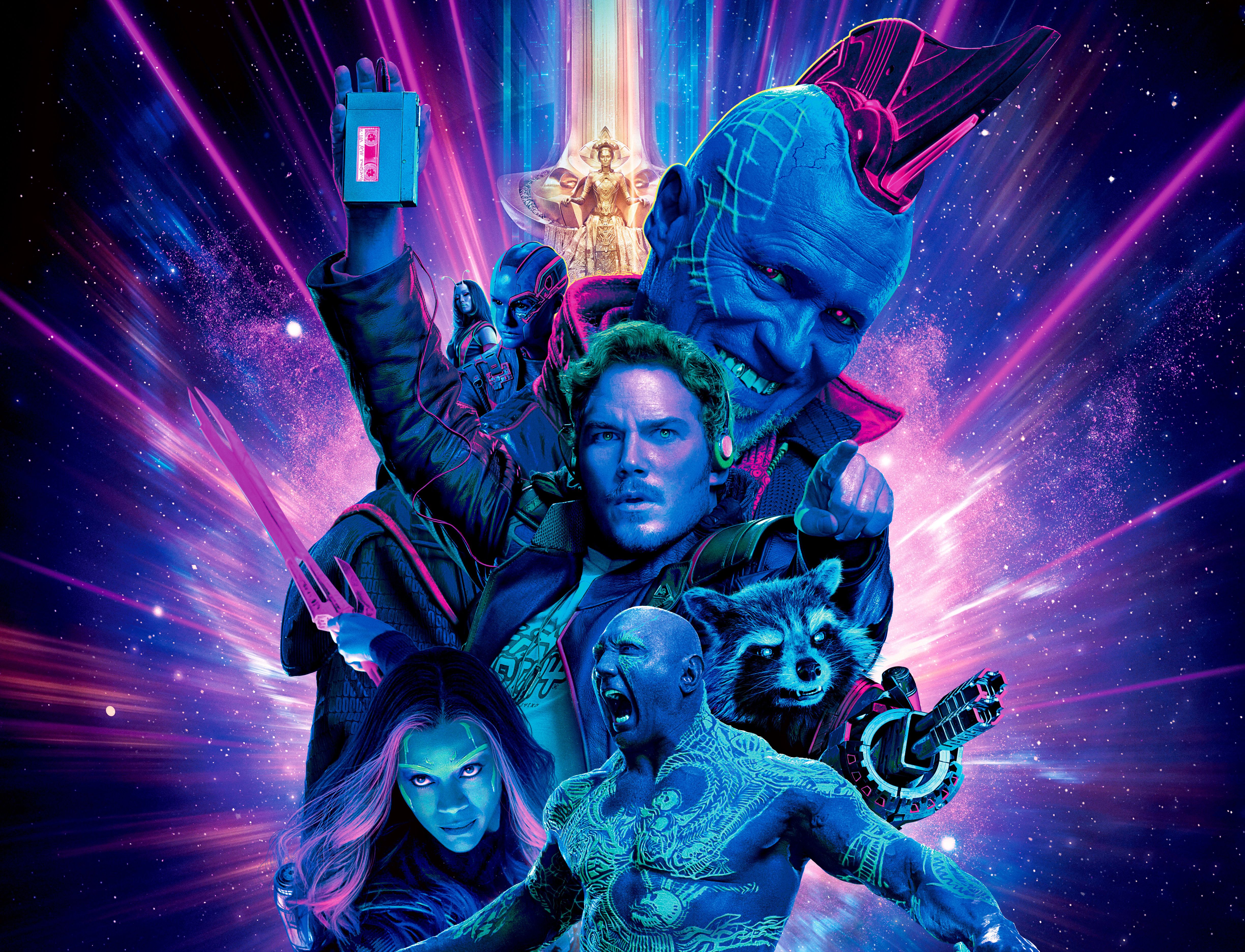 Laden Sie das Filme, Guardians Of The Galaxy Vol 2-Bild kostenlos auf Ihren PC-Desktop herunter