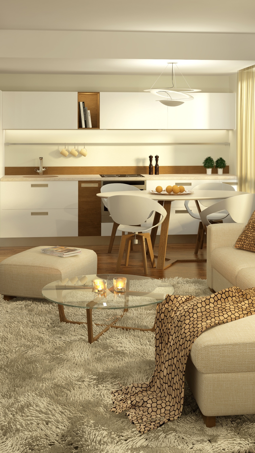 Handy-Wallpaper Zimmer, Sofa, Möbel, Wohnzimmer, Menschengemacht, Entwurf, Möbilar kostenlos herunterladen.