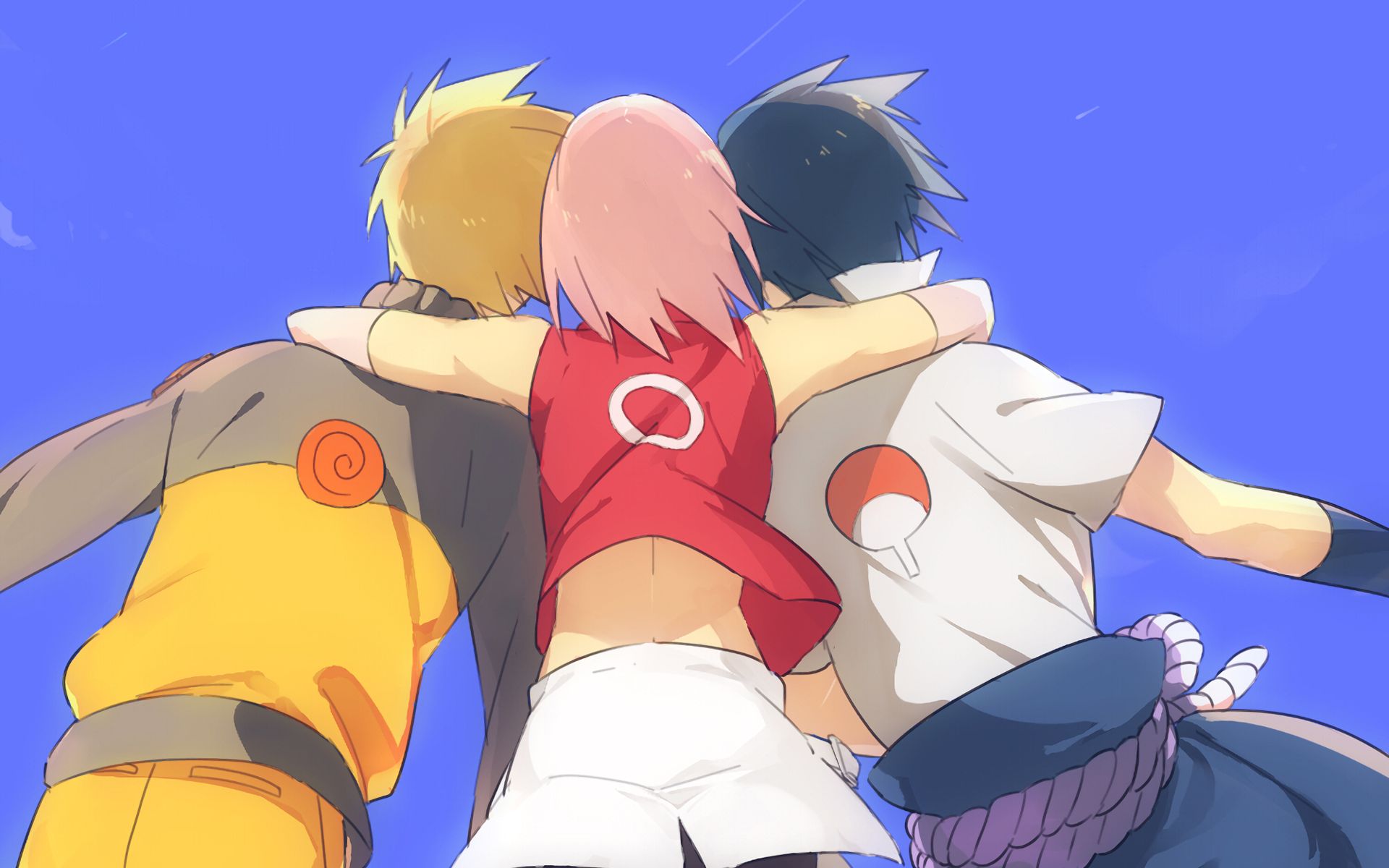 Free download wallpaper Anime, Naruto, Sasuke Uchiha, Sakura Haruno, Naruto Uzumaki on your PC desktop