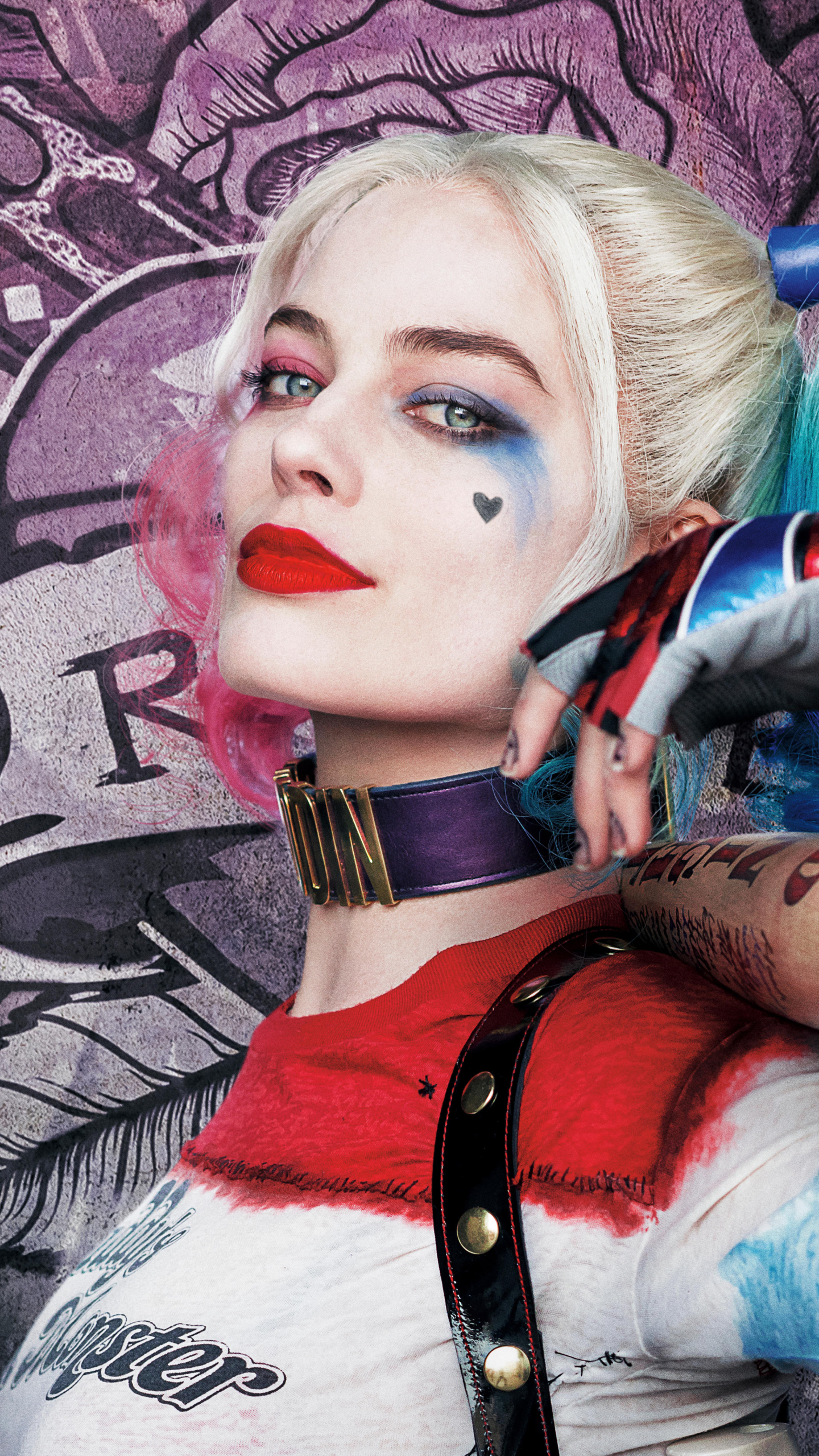 Handy-Wallpaper Filme, Harley Quinn, The Suicide Squad, Margot Robbie kostenlos herunterladen.
