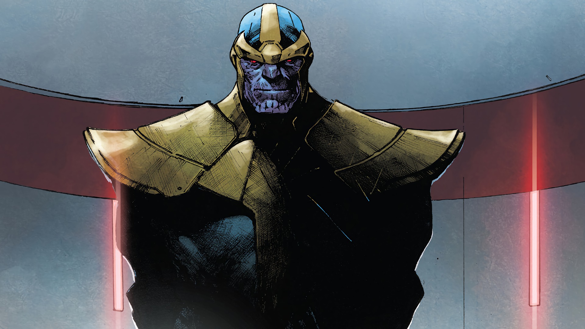 Handy-Wallpaper Comics, Thanos kostenlos herunterladen.