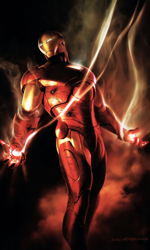 Handy-Wallpaper Iron Man, Comics kostenlos herunterladen.