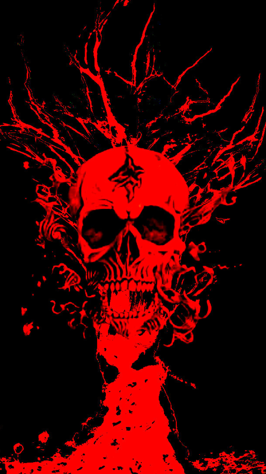 Download mobile wallpaper Dark, Skull, Horror, Scary for free.