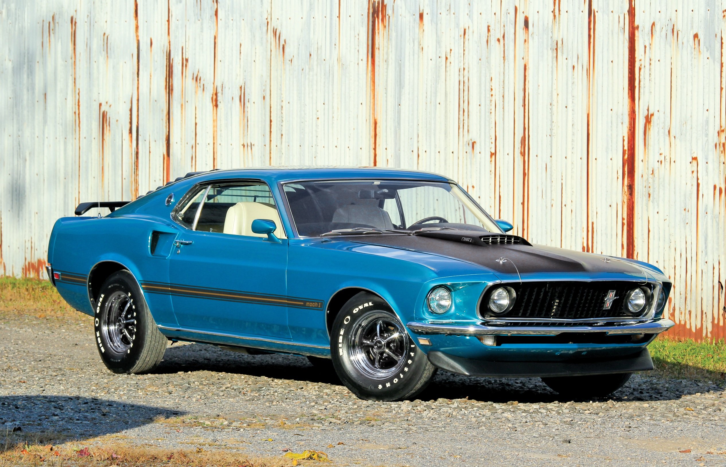 Download mobile wallpaper Ford, Car, Muscle Car, Fastback, Vehicles, Ford Mustang Mach 1 for free.