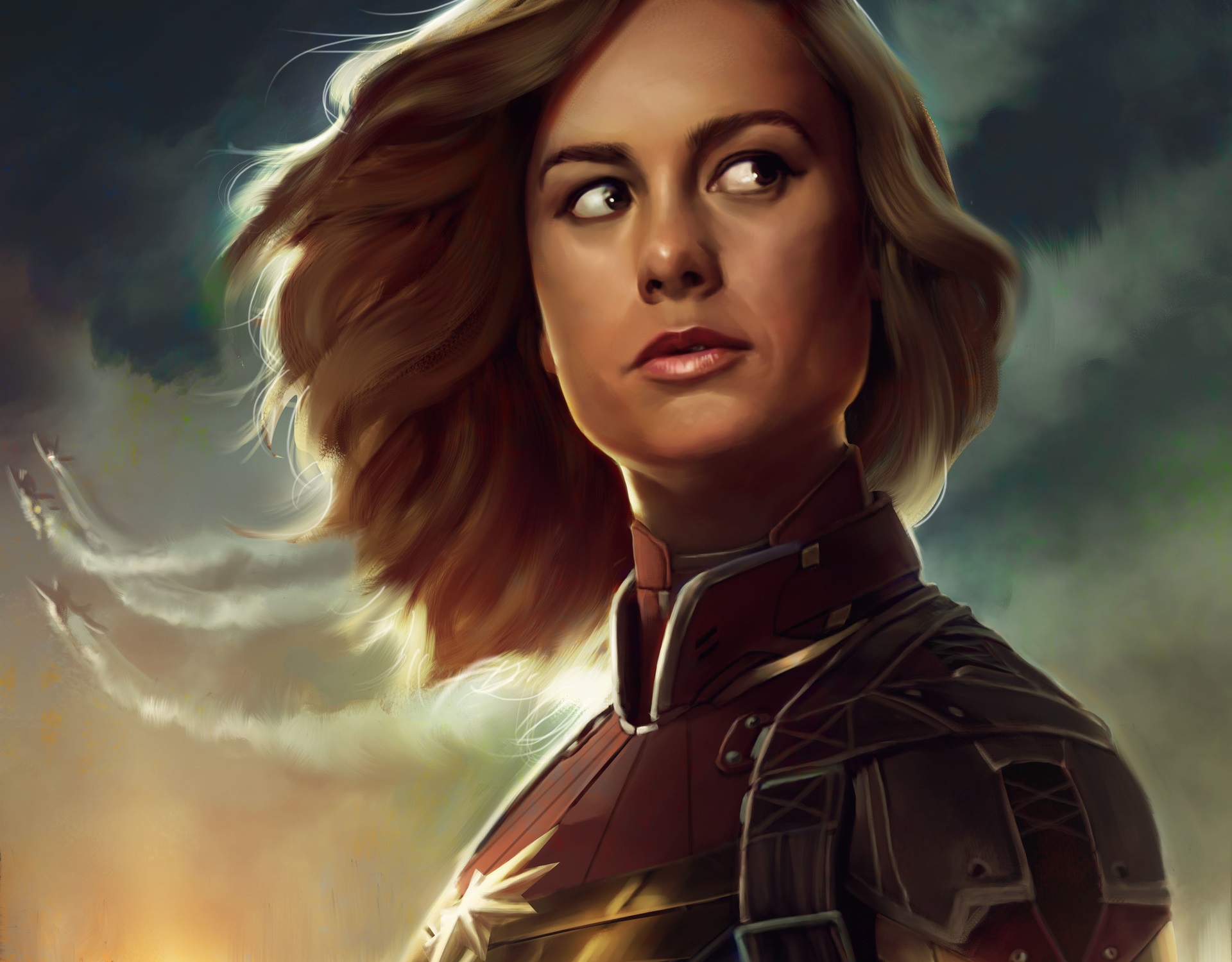 Laden Sie das Filme, Captain Marvel, Brie Larson-Bild kostenlos auf Ihren PC-Desktop herunter