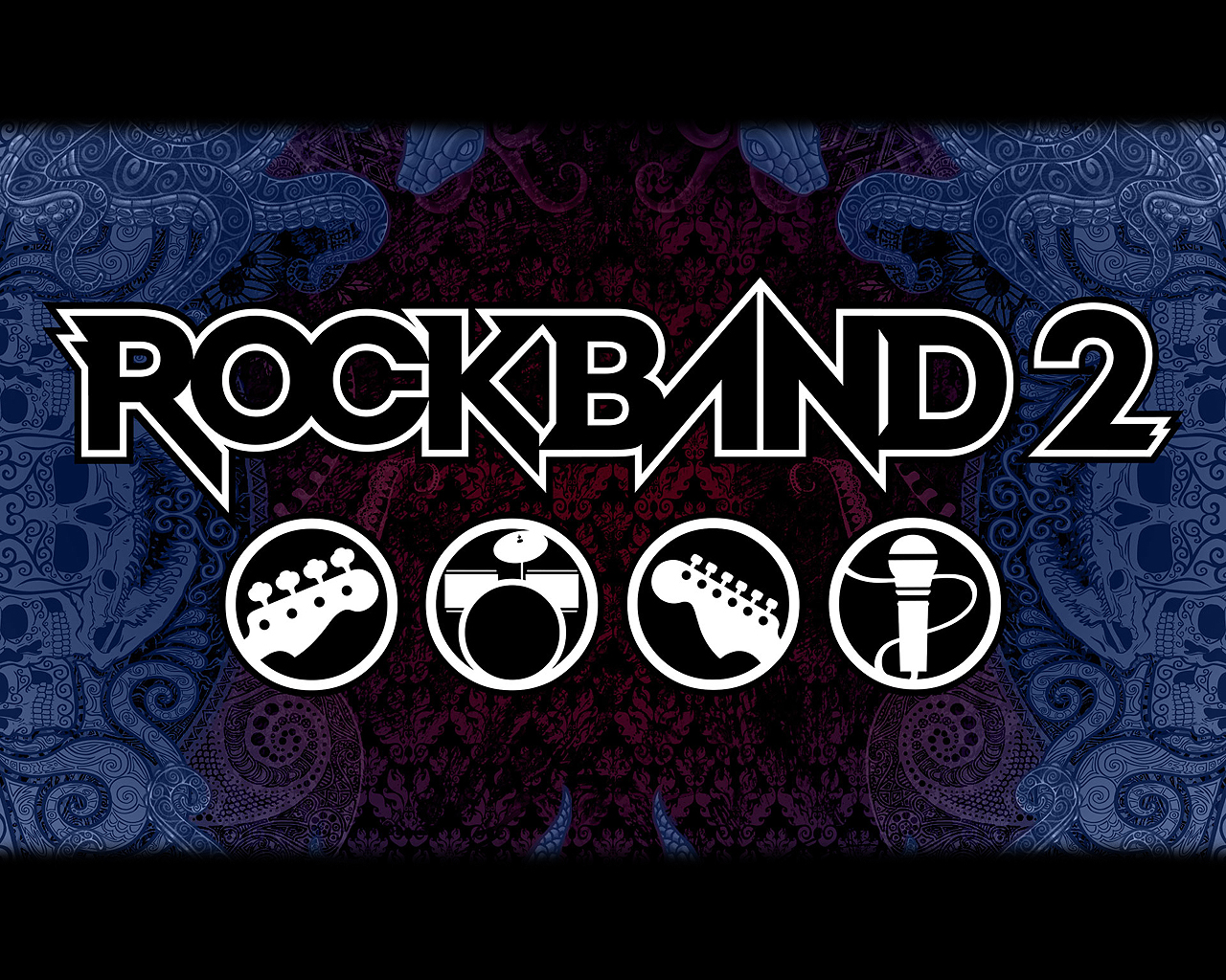 Laden Sie Rockband 2 HD-Desktop-Hintergründe herunter