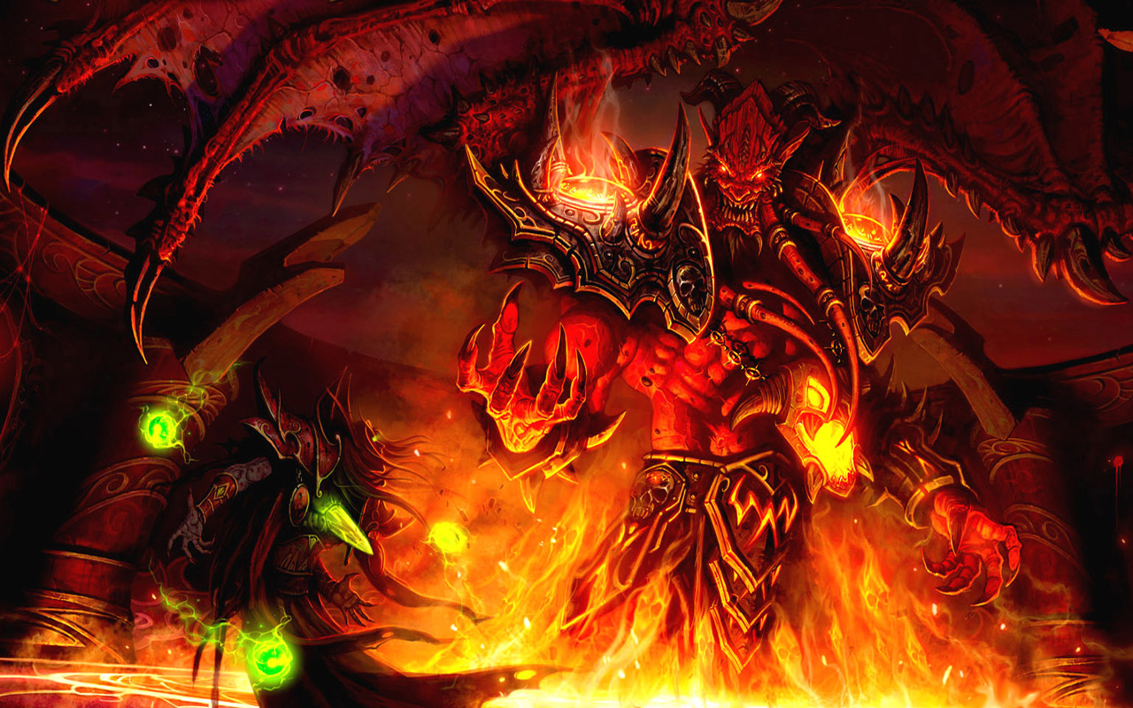 Descarga gratuita de fondo de pantalla para móvil de Demonio, Videojuego, World Of Warcraft.