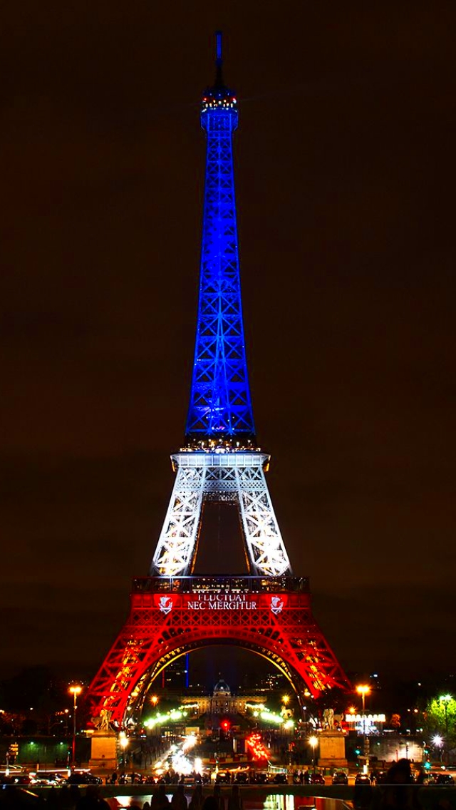 Baixar papel de parede para celular de Noite, Paris, Torre Eiffel, Monumentos, Cidade, Luz, França, Leve, Feito Pelo Homem gratuito.