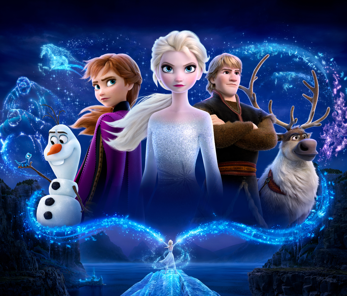 Baixar papel de parede para celular de Filme, Ana (Congelada), Elsa (Congelado), Kristoff (Congelado), Olaf (Congelado), Sven (Congelado), Congelado 2 gratuito.