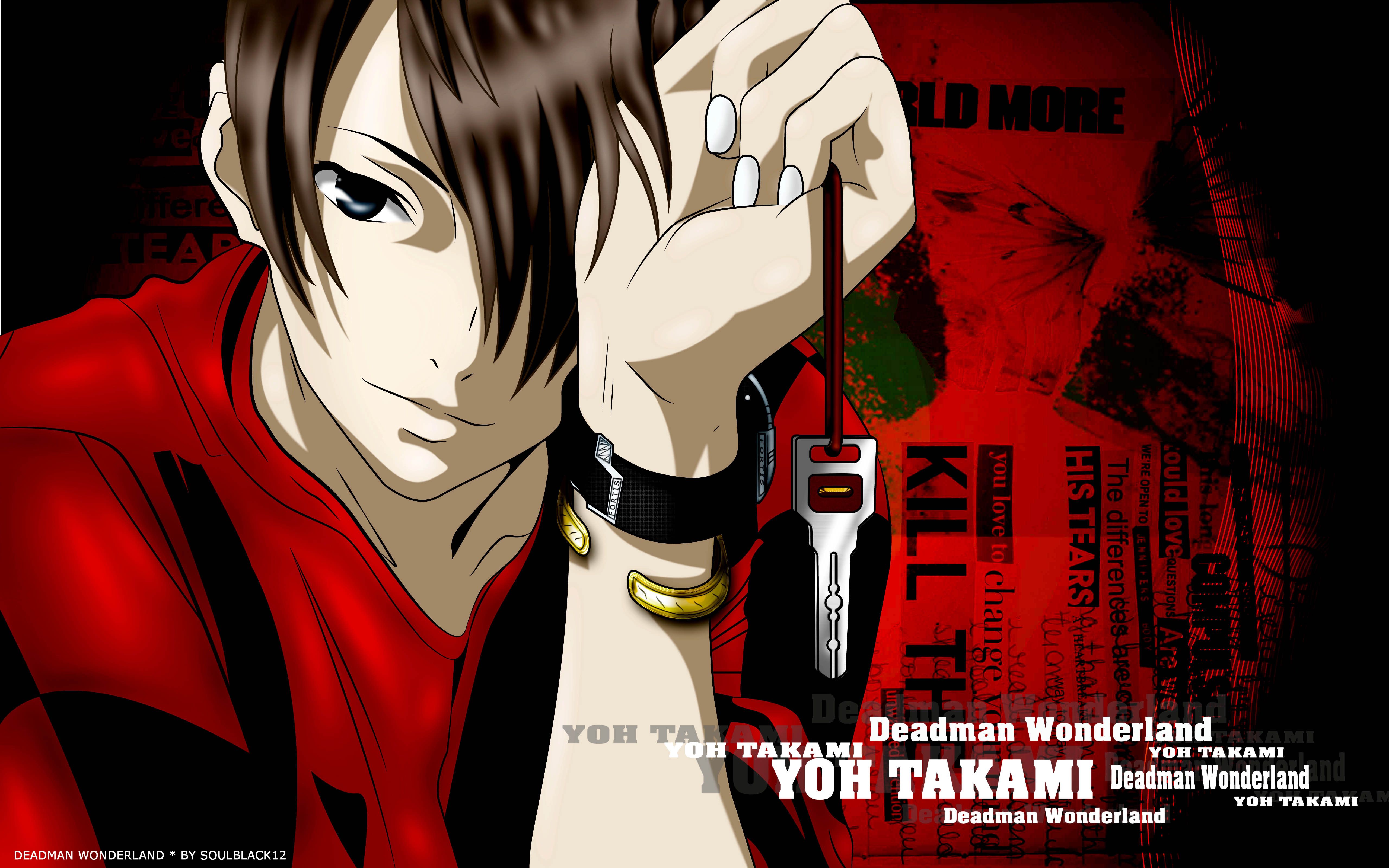 Free download wallpaper Anime, Deadman Wonderland, Yō Takami on your PC desktop