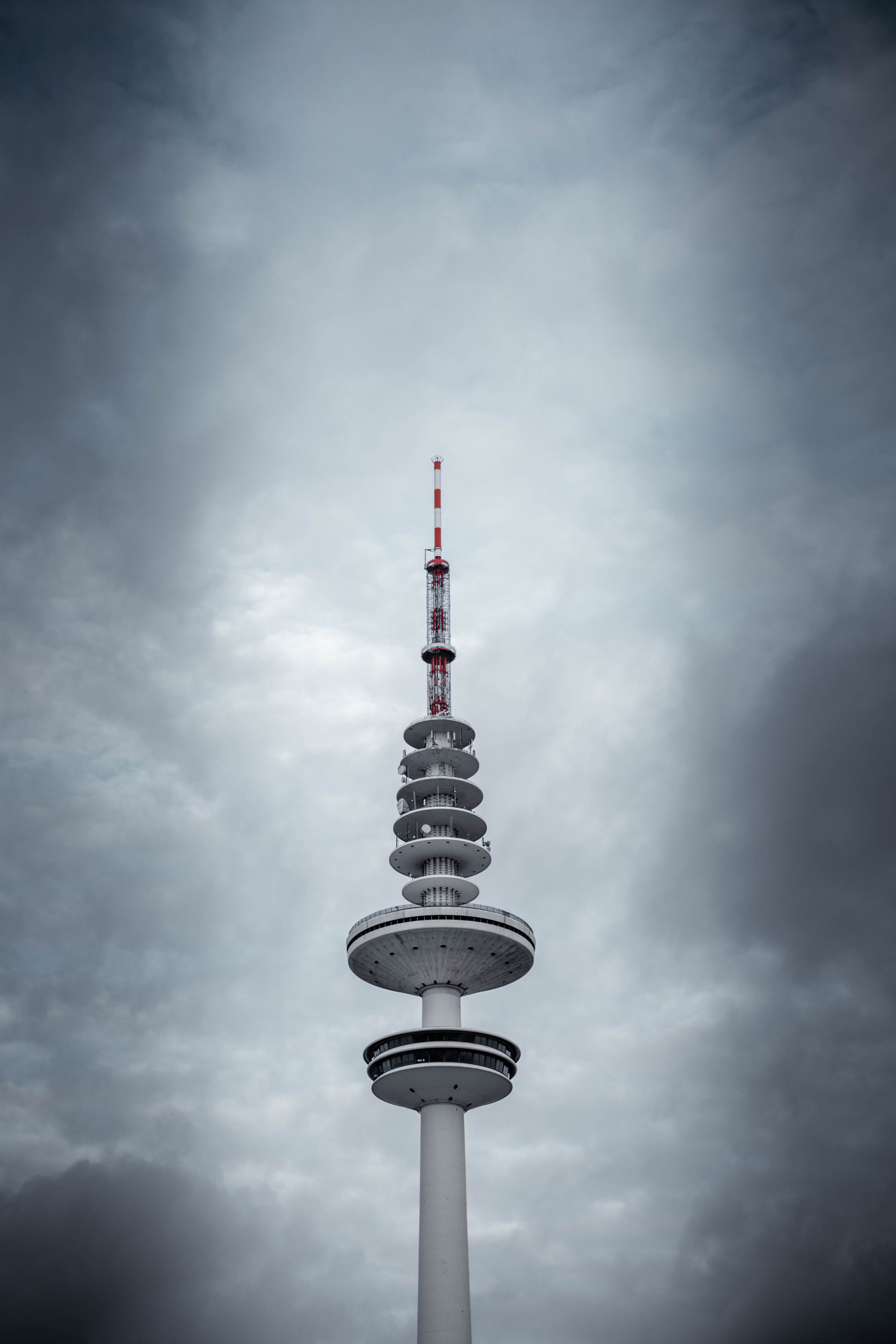 Download mobile wallpaper Clouds, Tower, Sky, Miscellanea, Miscellaneous, Architecture for free.