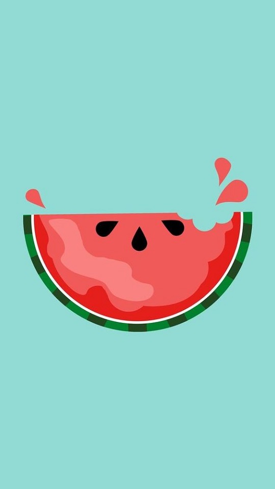 Download mobile wallpaper Fruits, Food, Fruit, Watermelon, Minimalist for free.