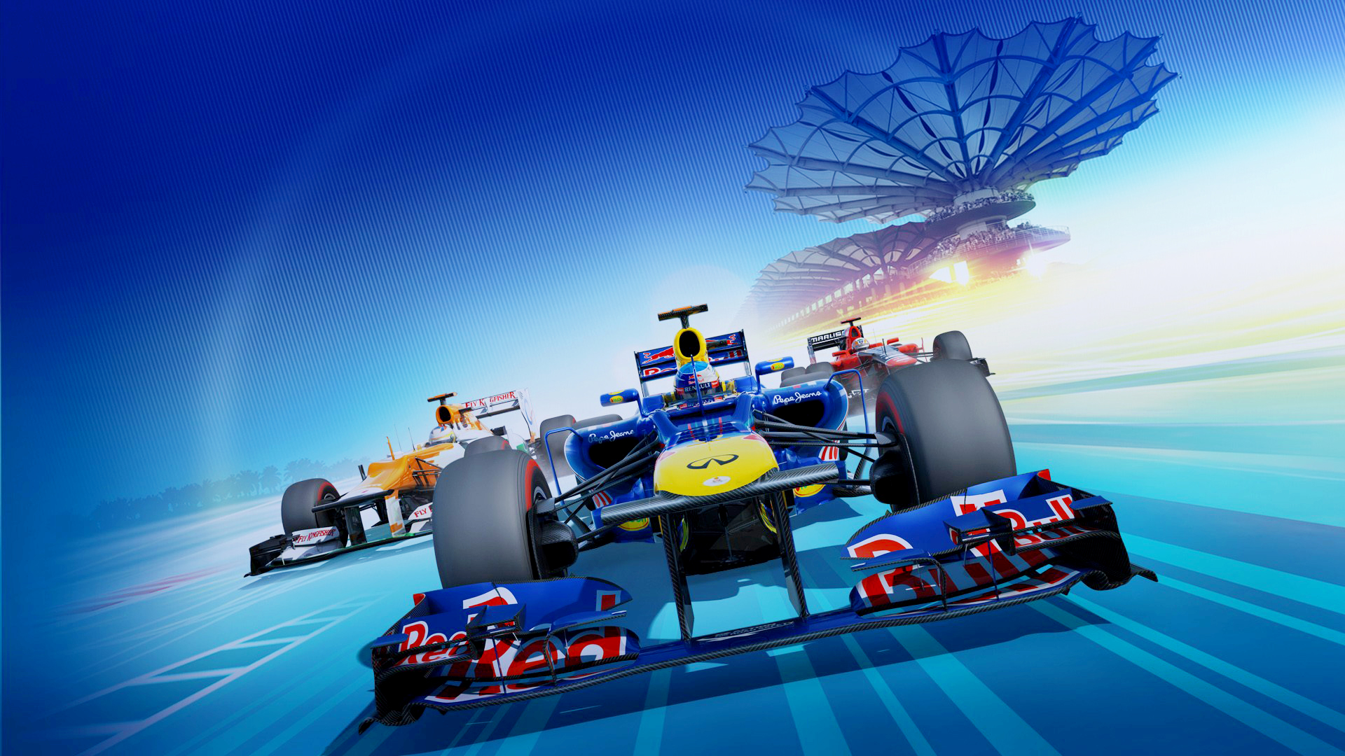 Популярні заставки і фони F1 2012 на комп'ютер