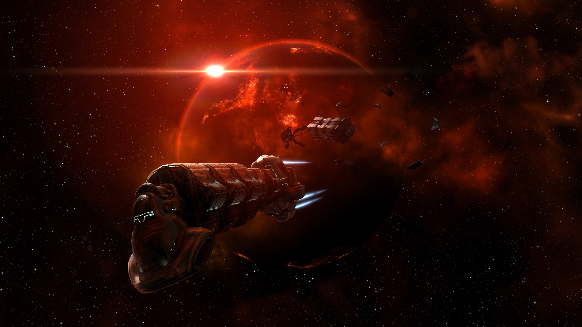 Free download wallpaper Space, Planet, Spaceship, Video Game, Eve Online on your PC desktop
