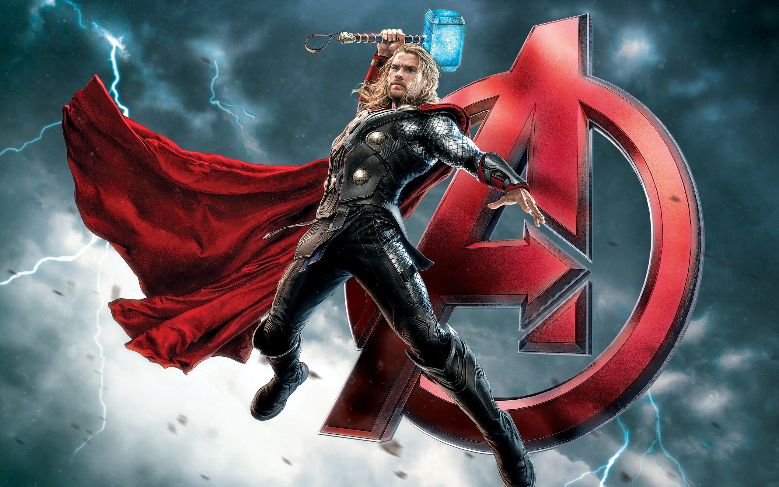Baixar papel de parede para celular de Os Vingadores, Chris Hemsworth, Thor, Filme, Logotipo gratuito.
