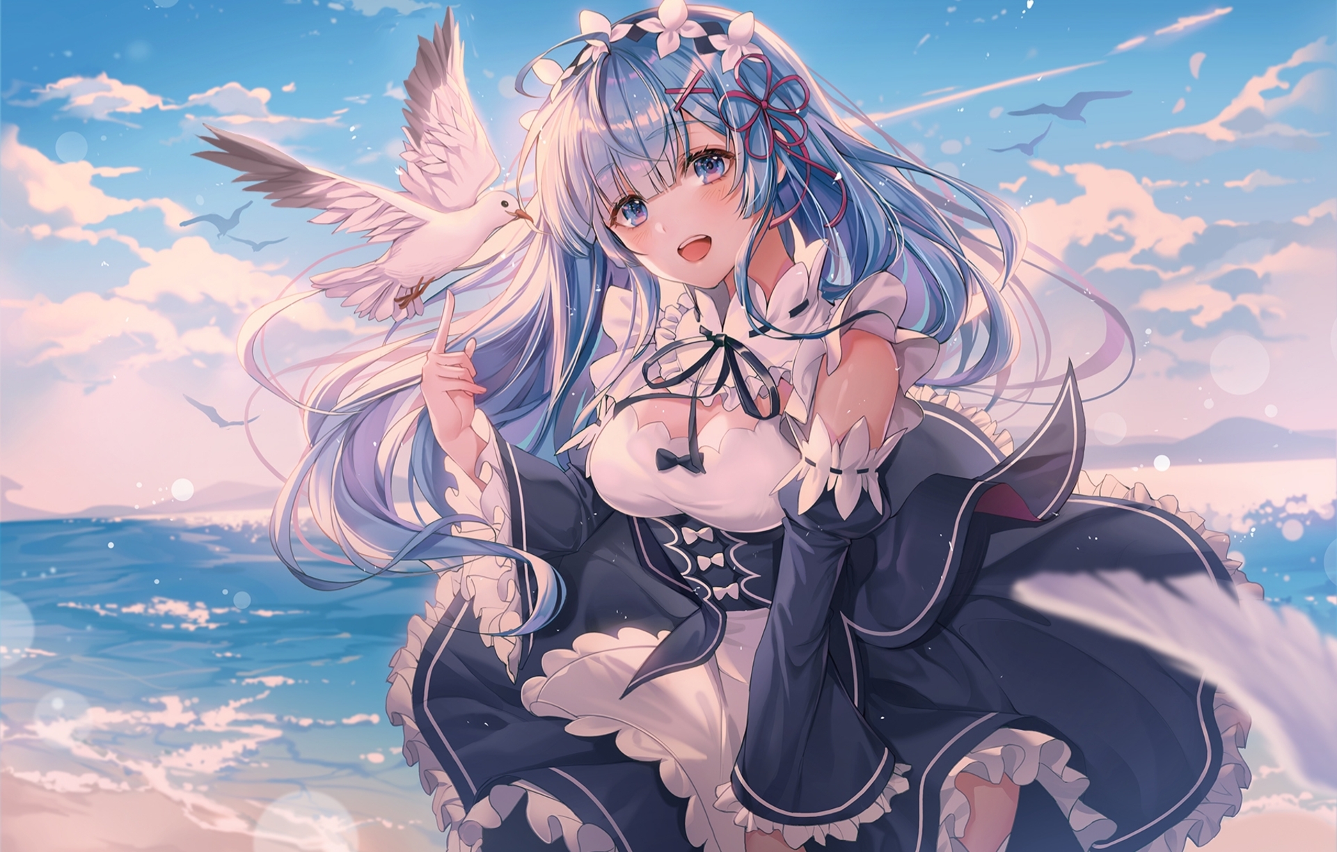 Descarga gratuita de fondo de pantalla para móvil de Animado, Re:zero Comenzando La Vida En Otro Mundo, Rem (Re: Cero).