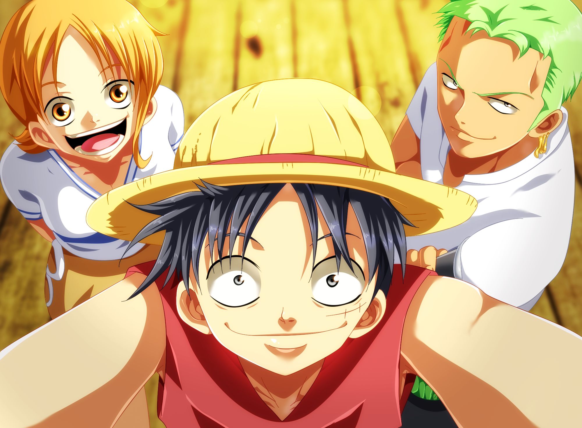 Download mobile wallpaper Anime, One Piece, Roronoa Zoro, Monkey D Luffy, Nami (One Piece) for free.
