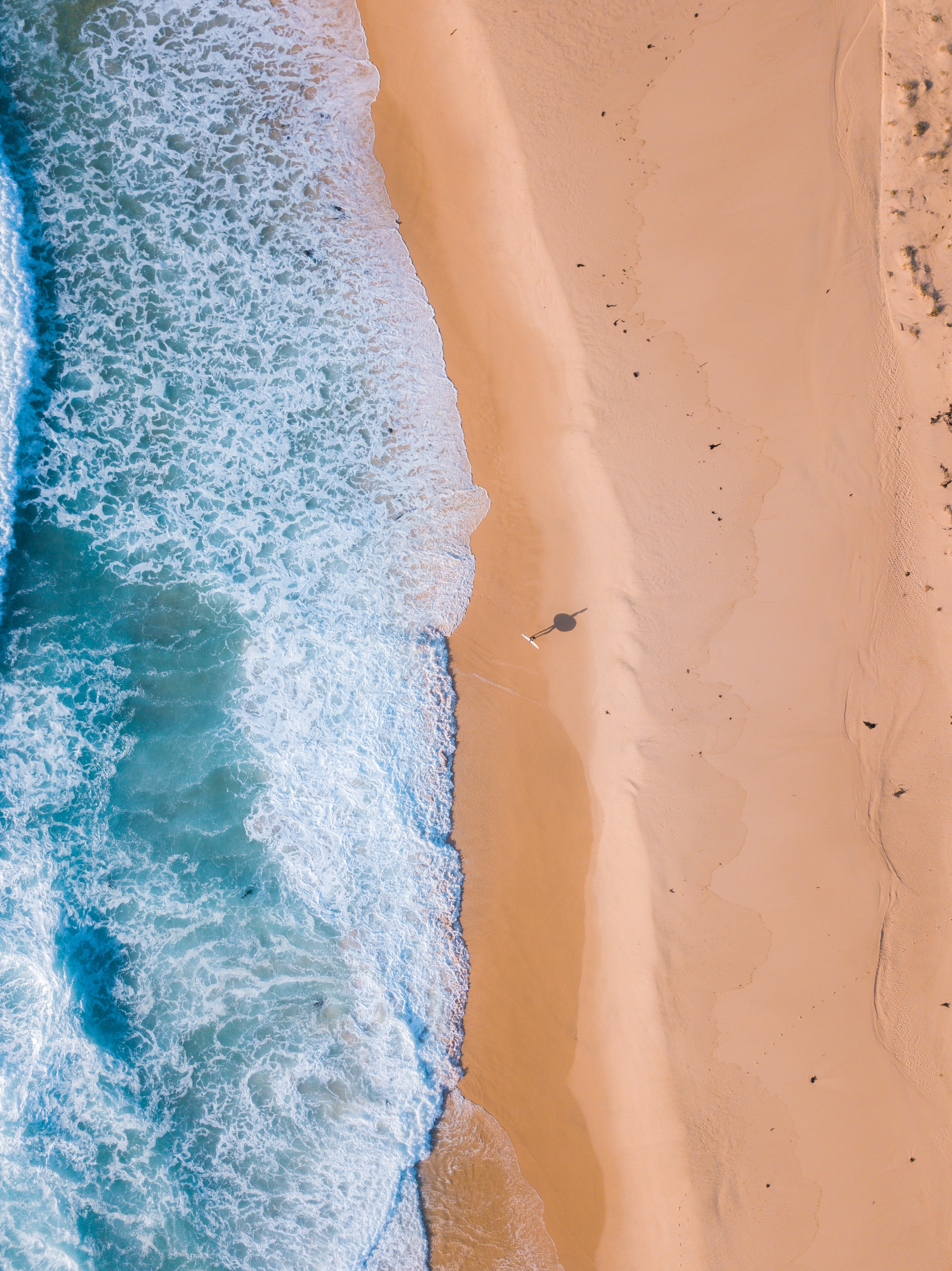 151815 descargar imagen naturaleza, agua, mar, playa, arena, vista desde arriba, navegar, surfear: fondos de pantalla y protectores de pantalla gratis