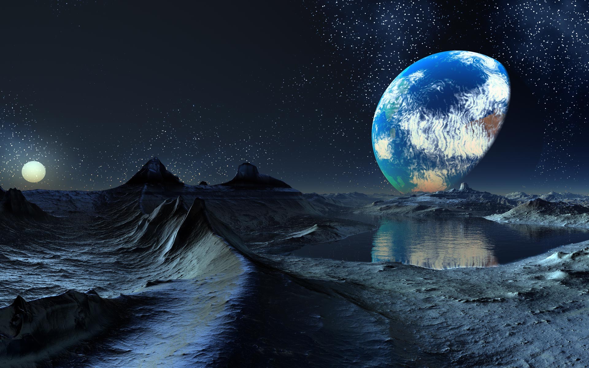 Скачать обои бесплатно Научная Фантастика, Планетарный Пейзаж картинка на рабочий стол ПК