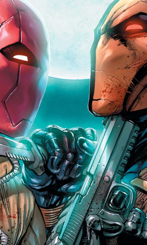 Download mobile wallpaper Comics, Deathstroke, Red Hood for free.