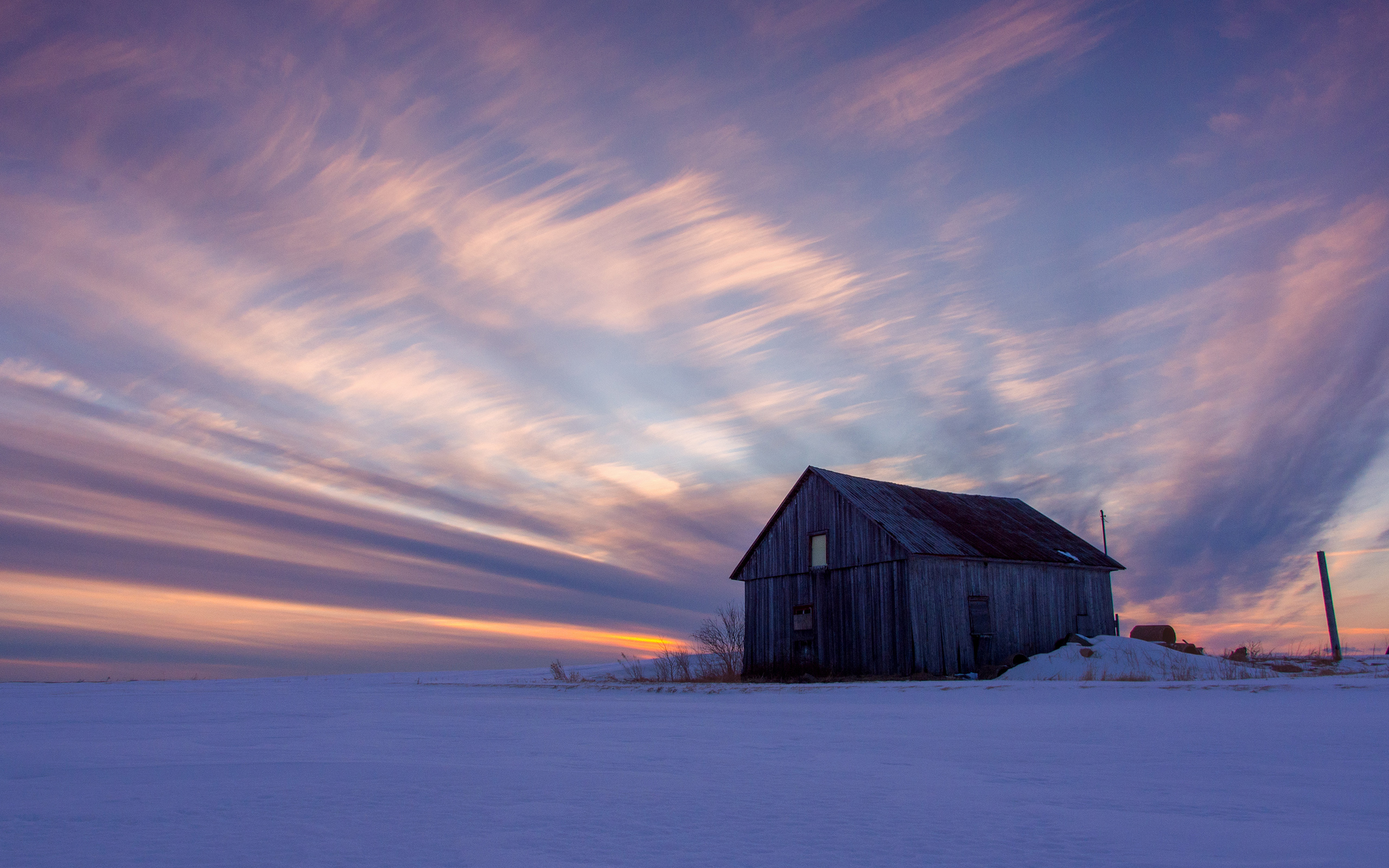 Free download wallpaper Winter, Snow, House, Man Made on your PC desktop