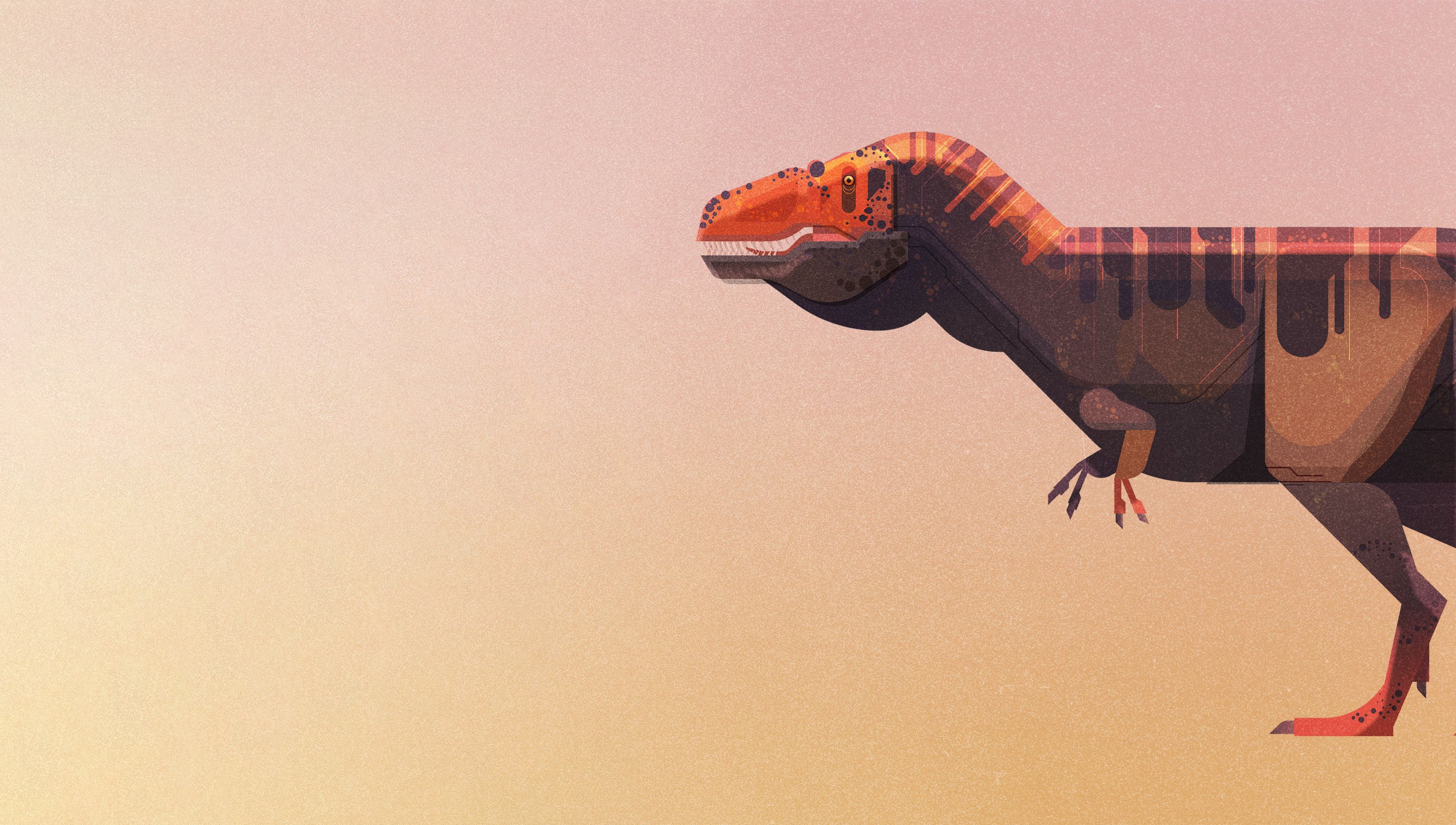 Baixe gratuitamente a imagem Animais, Dinossauros, Dinossauro, Minimalista na área de trabalho do seu PC