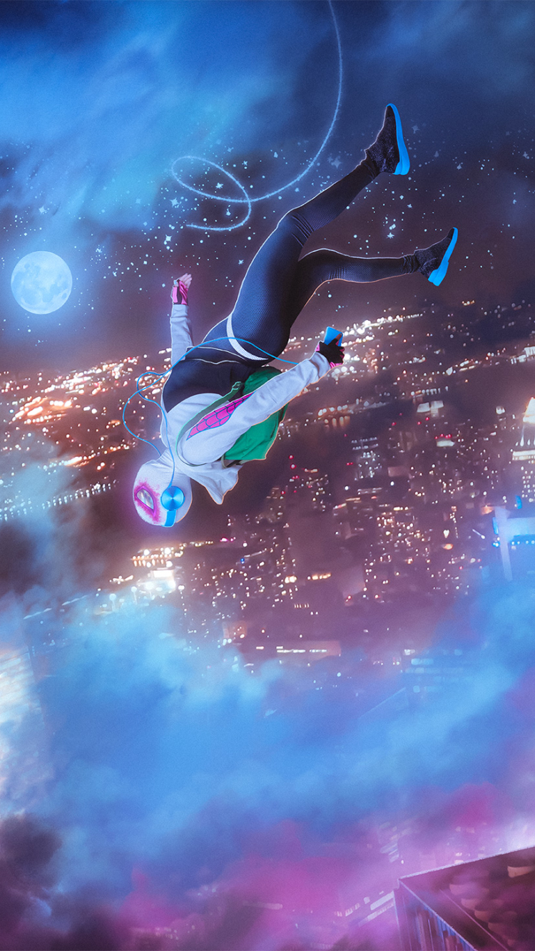 Download mobile wallpaper Spider Man, Movie, Gwen Stacy, Spider Gwen, Spider Man: Into The Spider Verse for free.