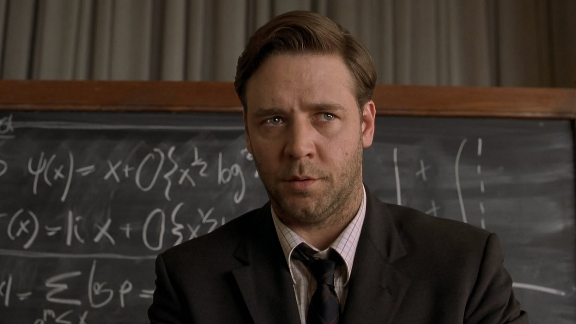 movie, a beautiful mind, russell crowe