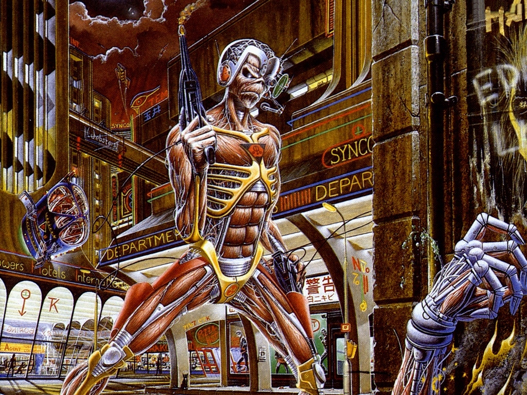 Download mobile wallpaper Music, Sci Fi, Iron Maiden for free.