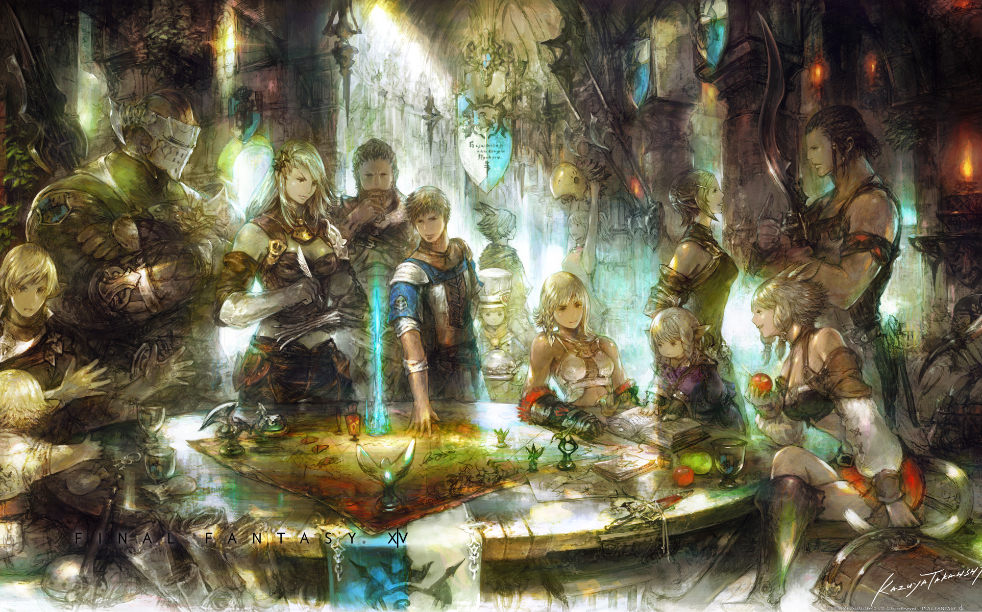 Популярні заставки і фони Final Fantasy Xiv: A Realm Reborn на комп'ютер