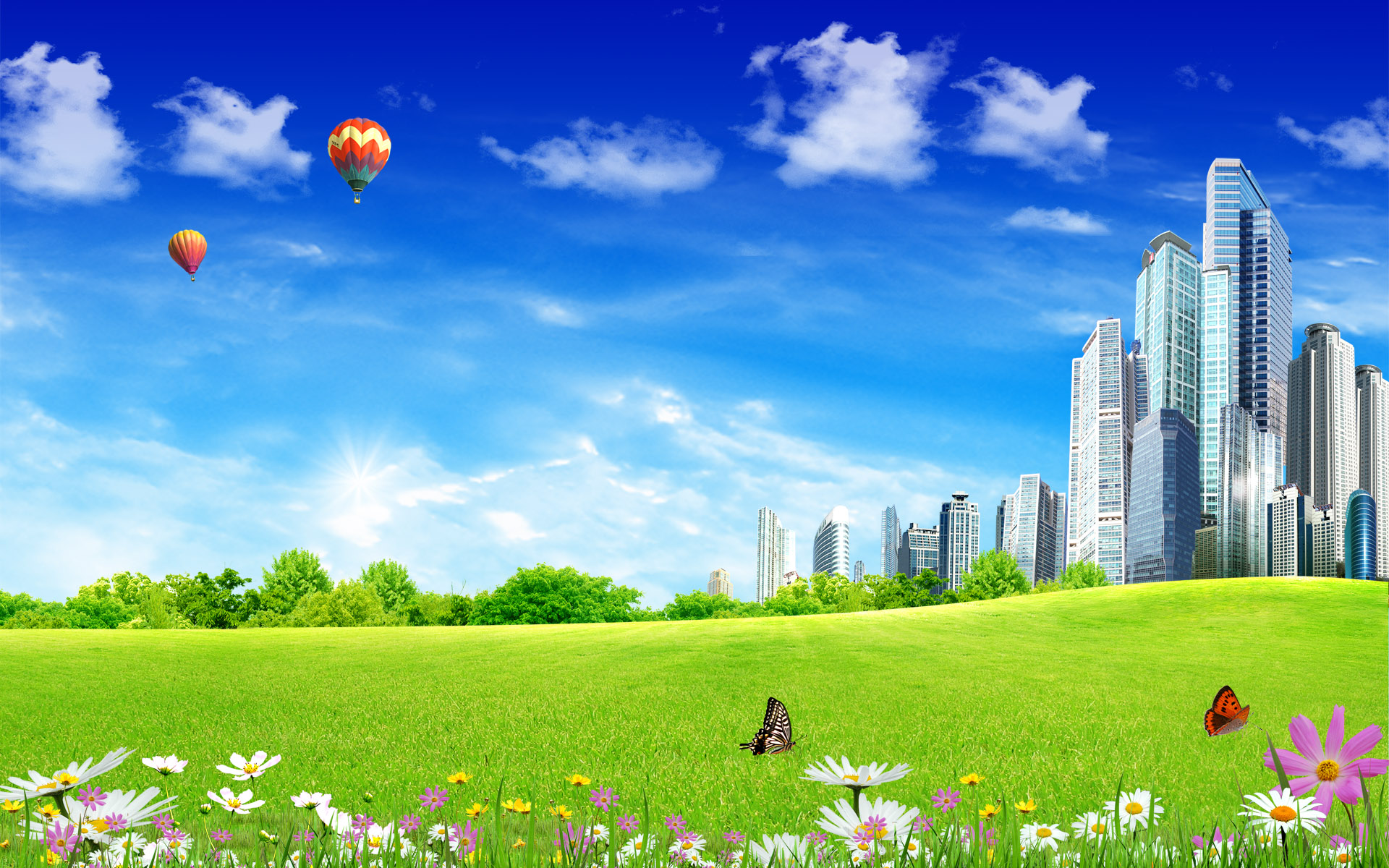 Free download wallpaper Artistic, Landscape on your PC desktop