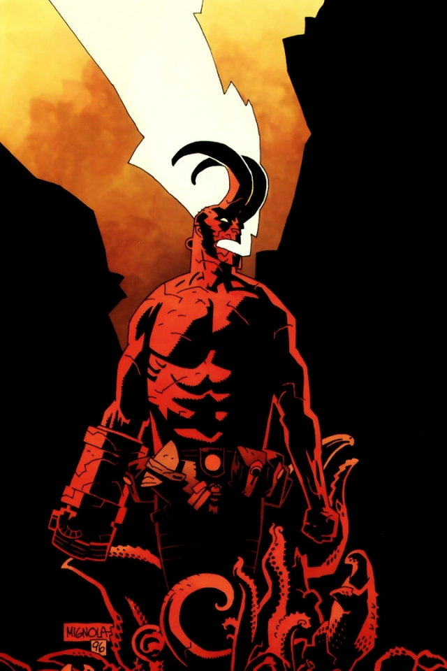 Téléchargez des papiers peints mobile Bande Dessinées, Hellboy gratuitement.