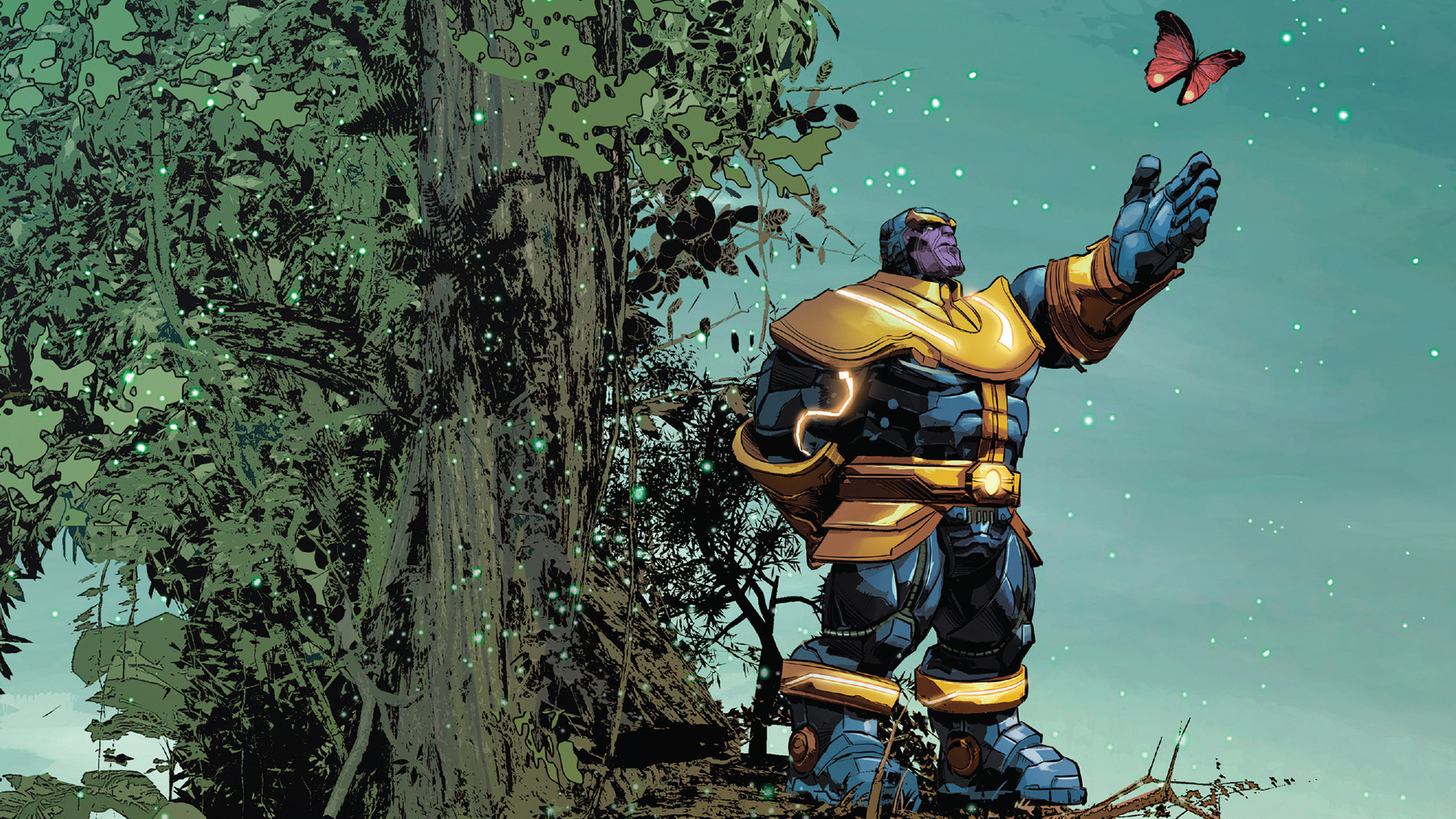 Baixar papel de parede para celular de História Em Quadrinhos, Thanos, Vingadores: Guerras Infinitas, Vingadores: Guerra Infinita gratuito.