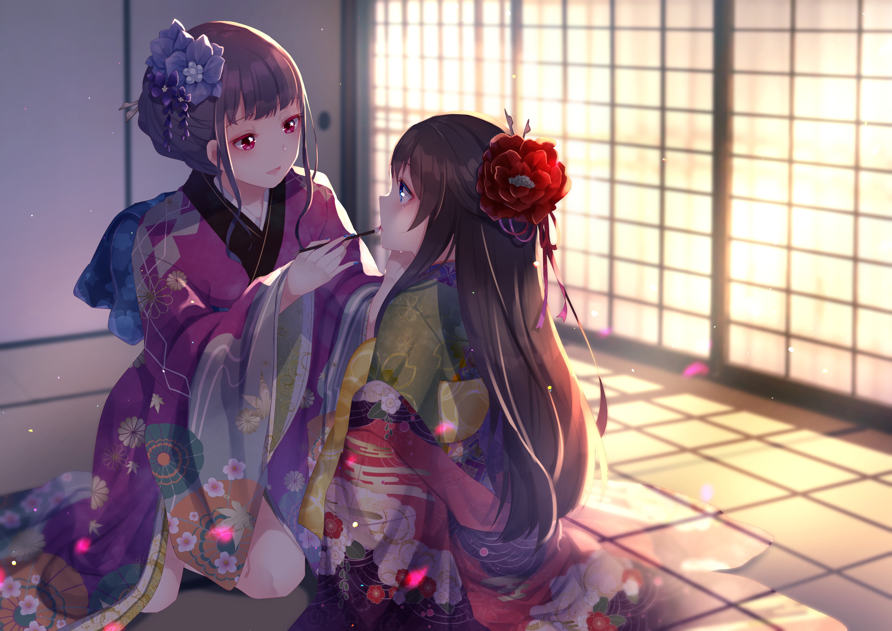 Laden Sie das Mädchen, Kimono, Bilden, Animes-Bild kostenlos auf Ihren PC-Desktop herunter