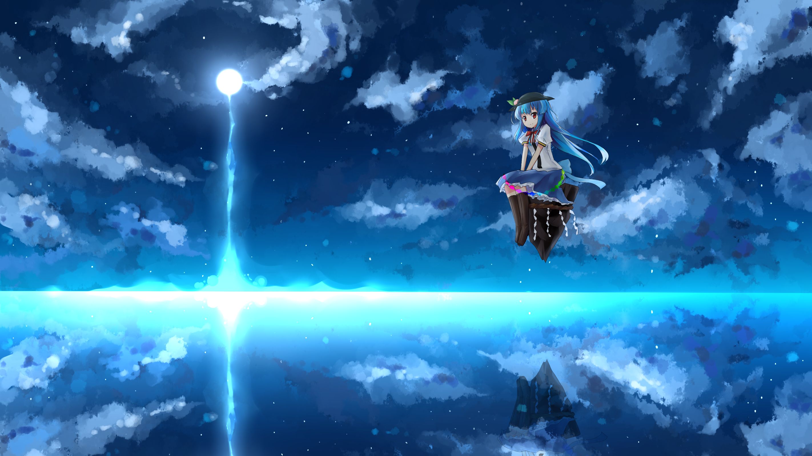 Free download wallpaper Anime, Touhou, Tenshi Hinanawi on your PC desktop