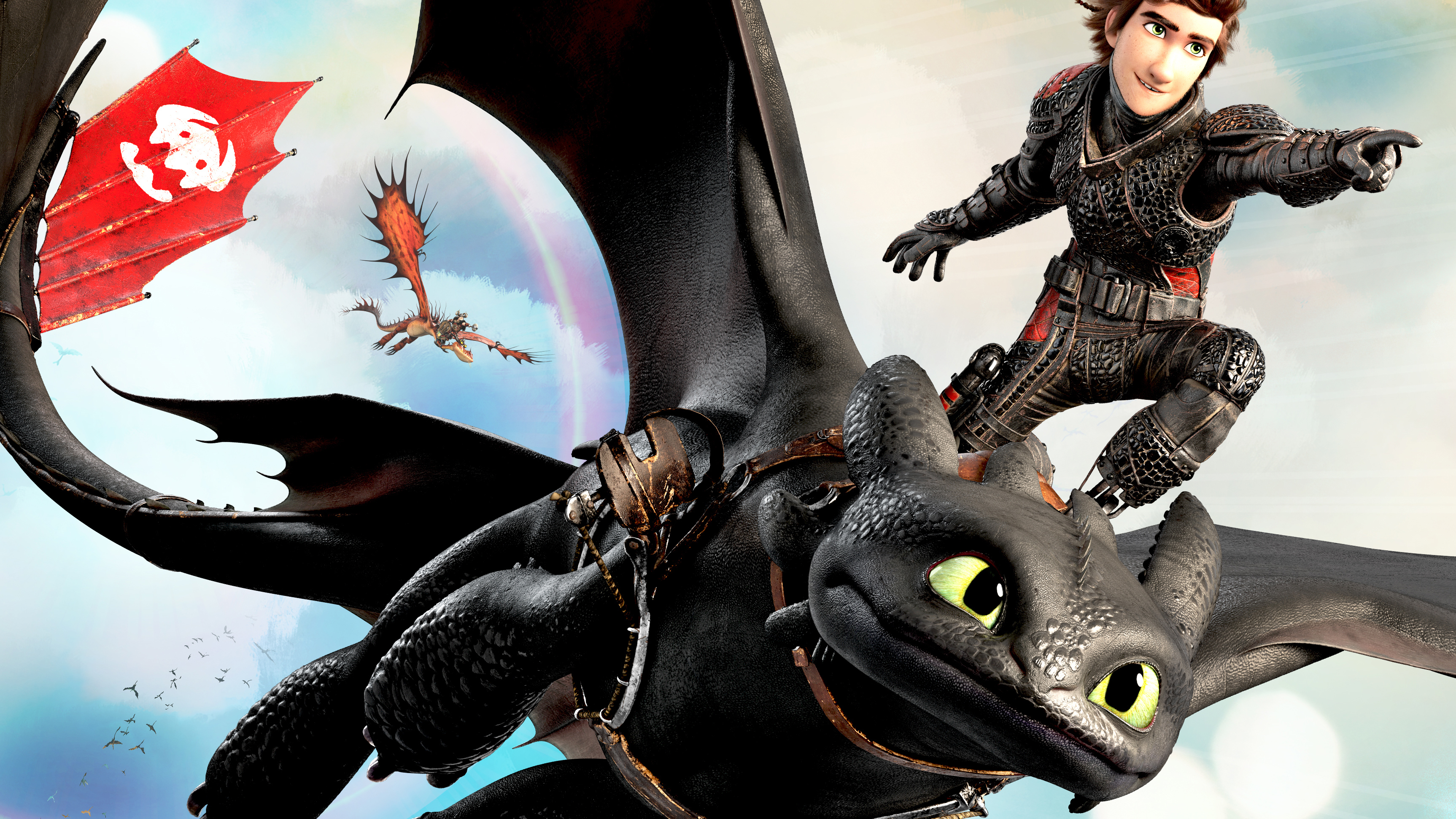 Download mobile wallpaper Dragon, Movie, Toothless (How To Train Your Dragon), Hiccup (How To Train Your Dragon), How To Train Your Dragon, How To Train Your Dragon: The Hidden World for free.
